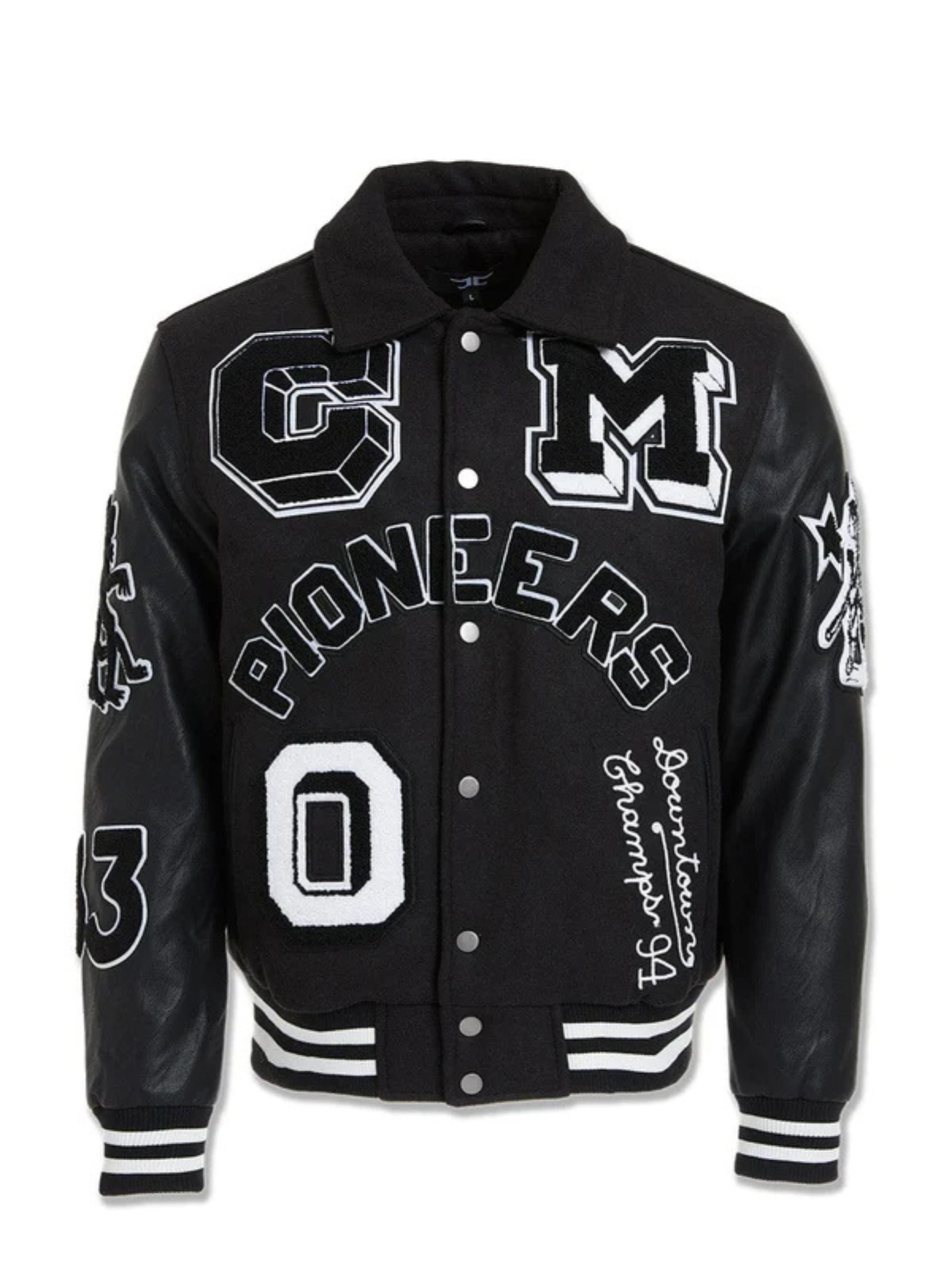 Jordan Craig Jacket - Pioneers Varsity Jacket - Black - 91650