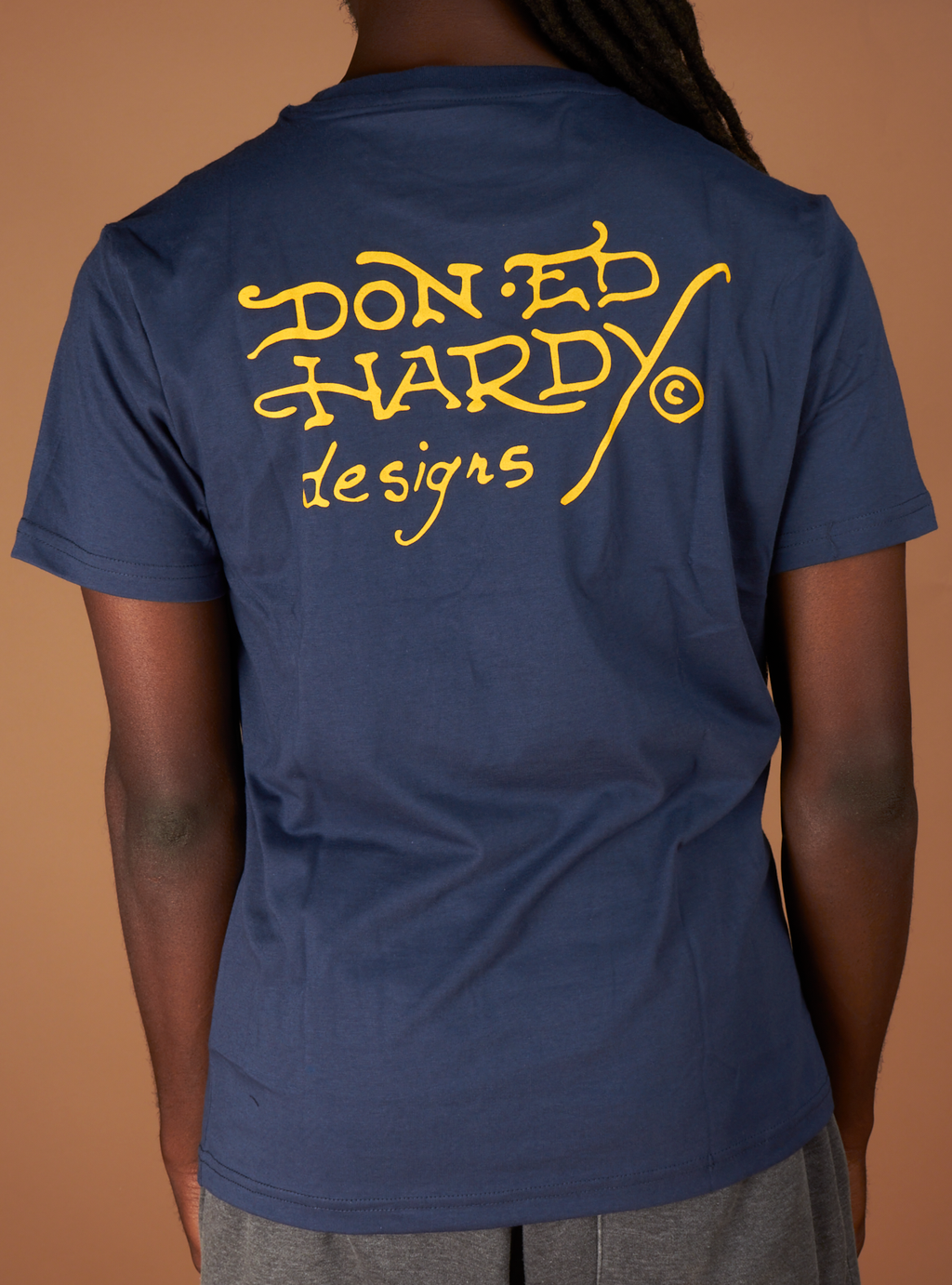 Ed Hardy T-Shirt - Eggplant Love Skull - Navy - EMHD1100-126