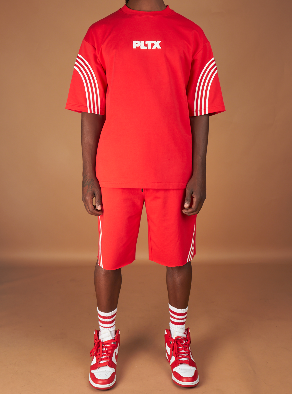 Politics Short Set - Wisp - Red - 403