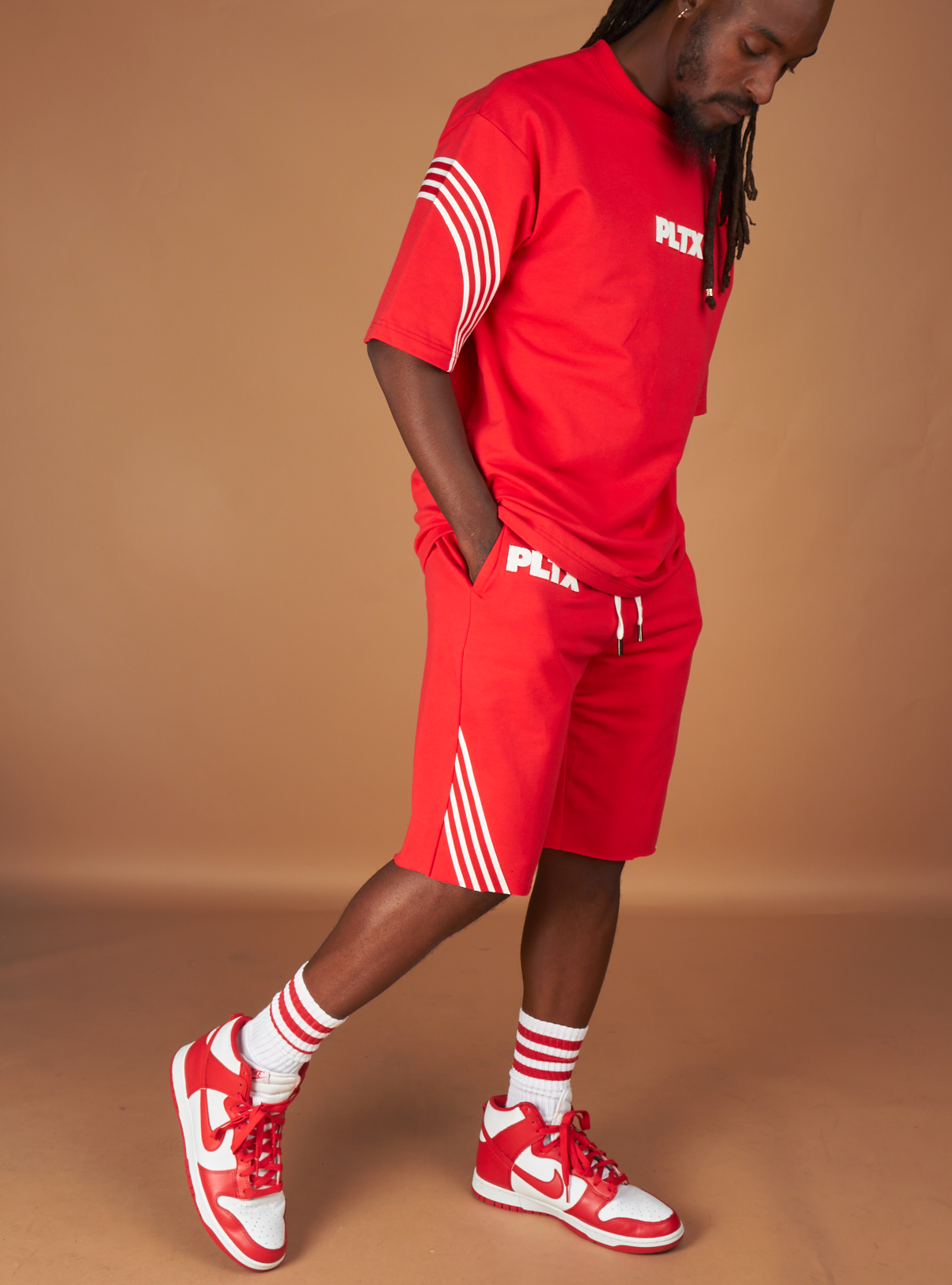 Politics Short Set - Wisp - Red - 403