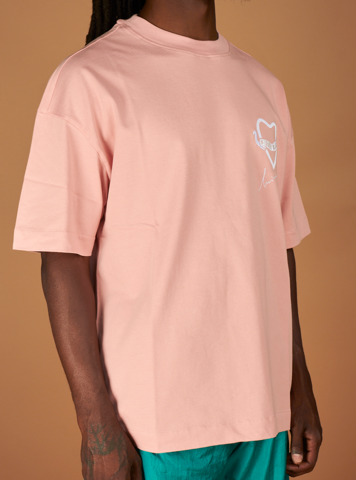 Inimigo T-Shirt - Heart Stroke - Mellow Rose - ITS3573