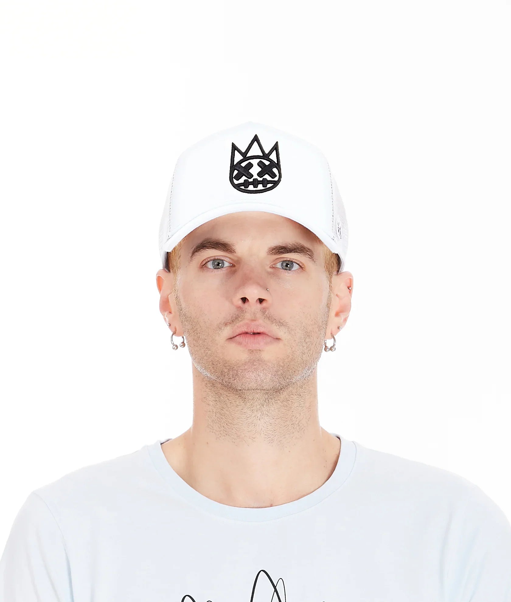 Cult Of Individuality Hat - Mesh Back Trucker  - White - 621A0-CH19A