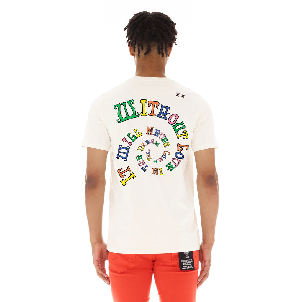 Cult Of Individuality T-Shirt - Dancing Bears  - White   - 624A2-K47A