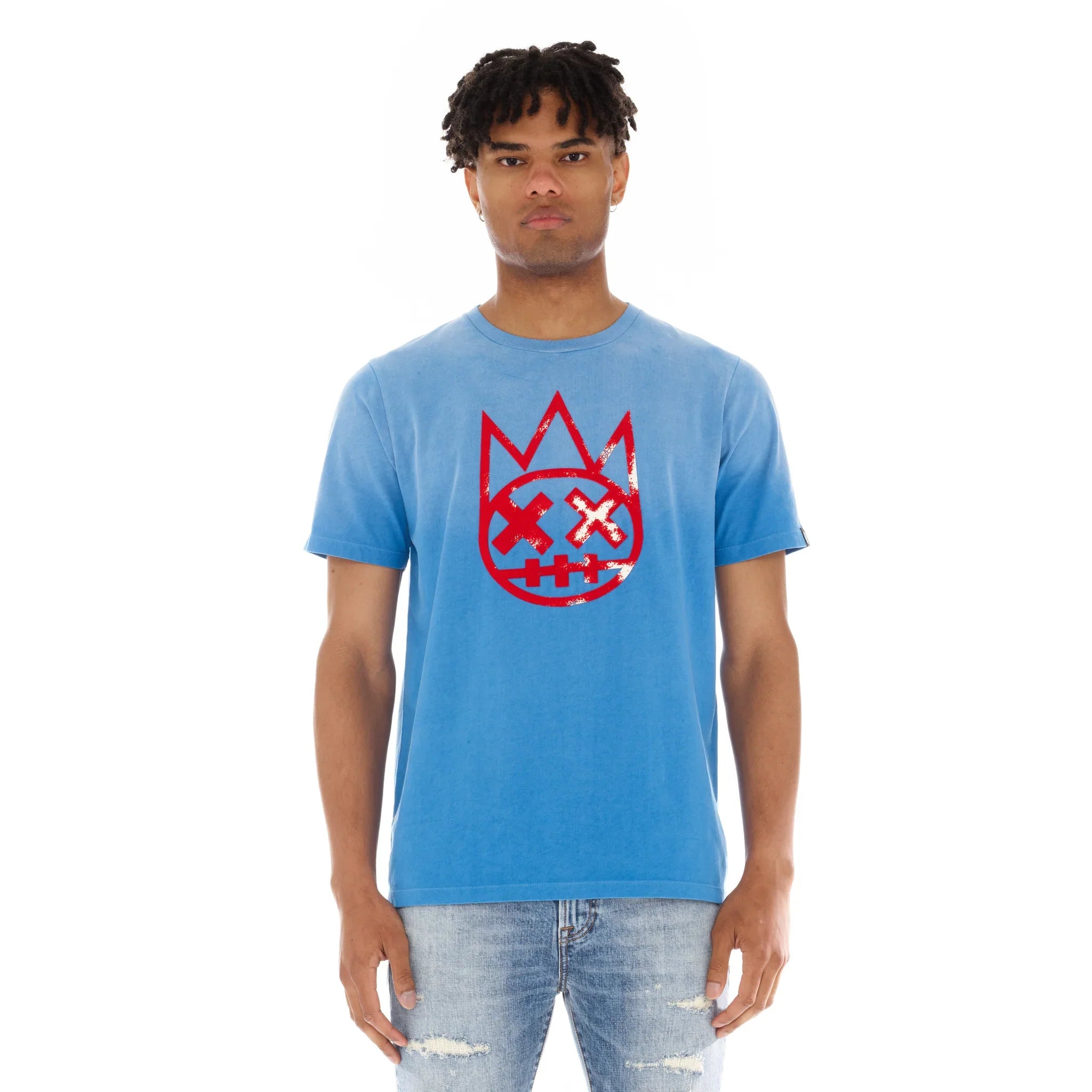 Cult Of Individuality T-Shirt - Shimuchan Logo - Blue - 624AC-K50E