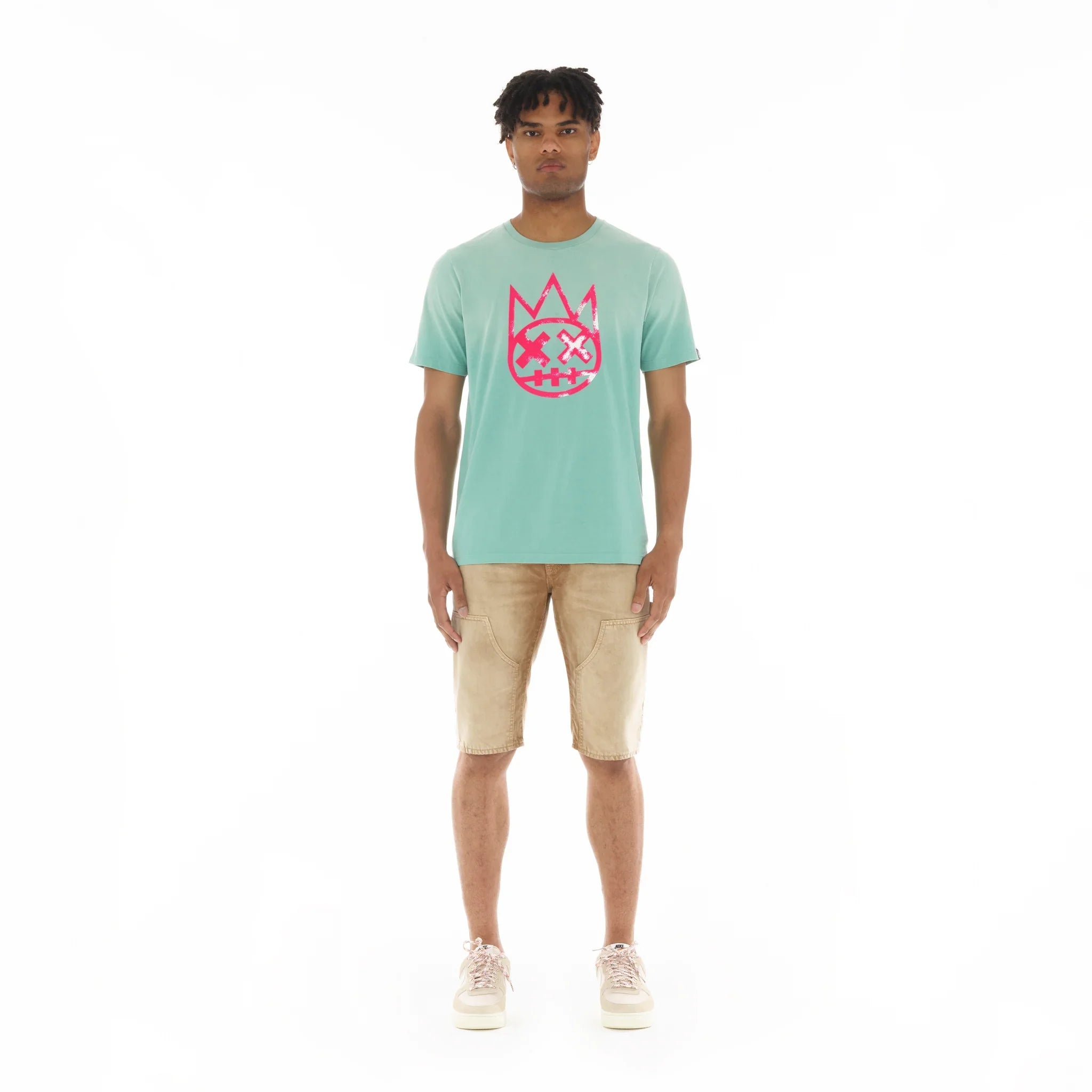 Cult Of Individuality T-Shirt - Shimuchan Logo - Mint   - 624AC-K50G