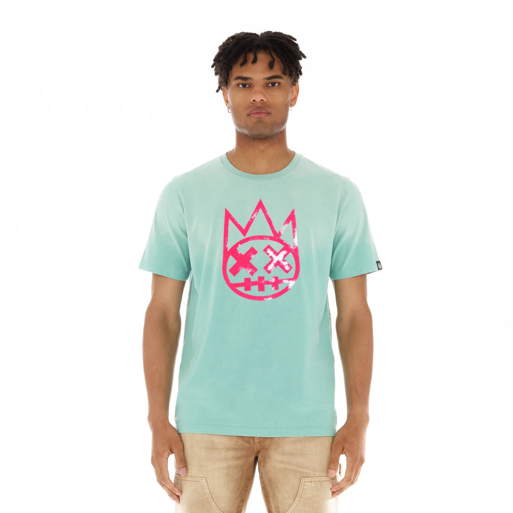 Cult Of Individuality T-Shirt - Shimuchan Logo - Mint   - 624AC-K50G