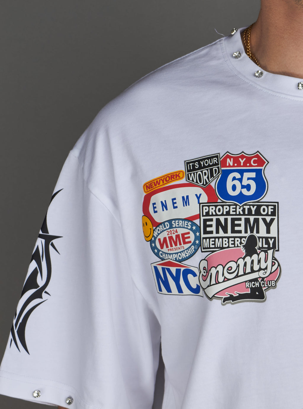 NME T-Shirt - Byron - White - 315