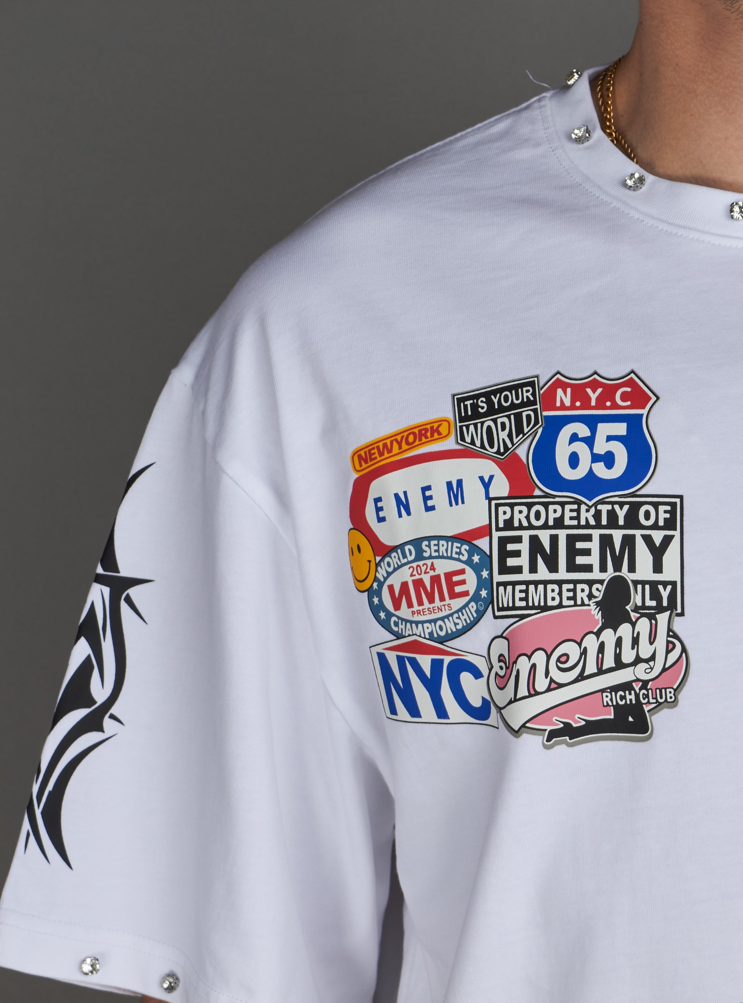 NME T-Shirt - Byron - White - 315