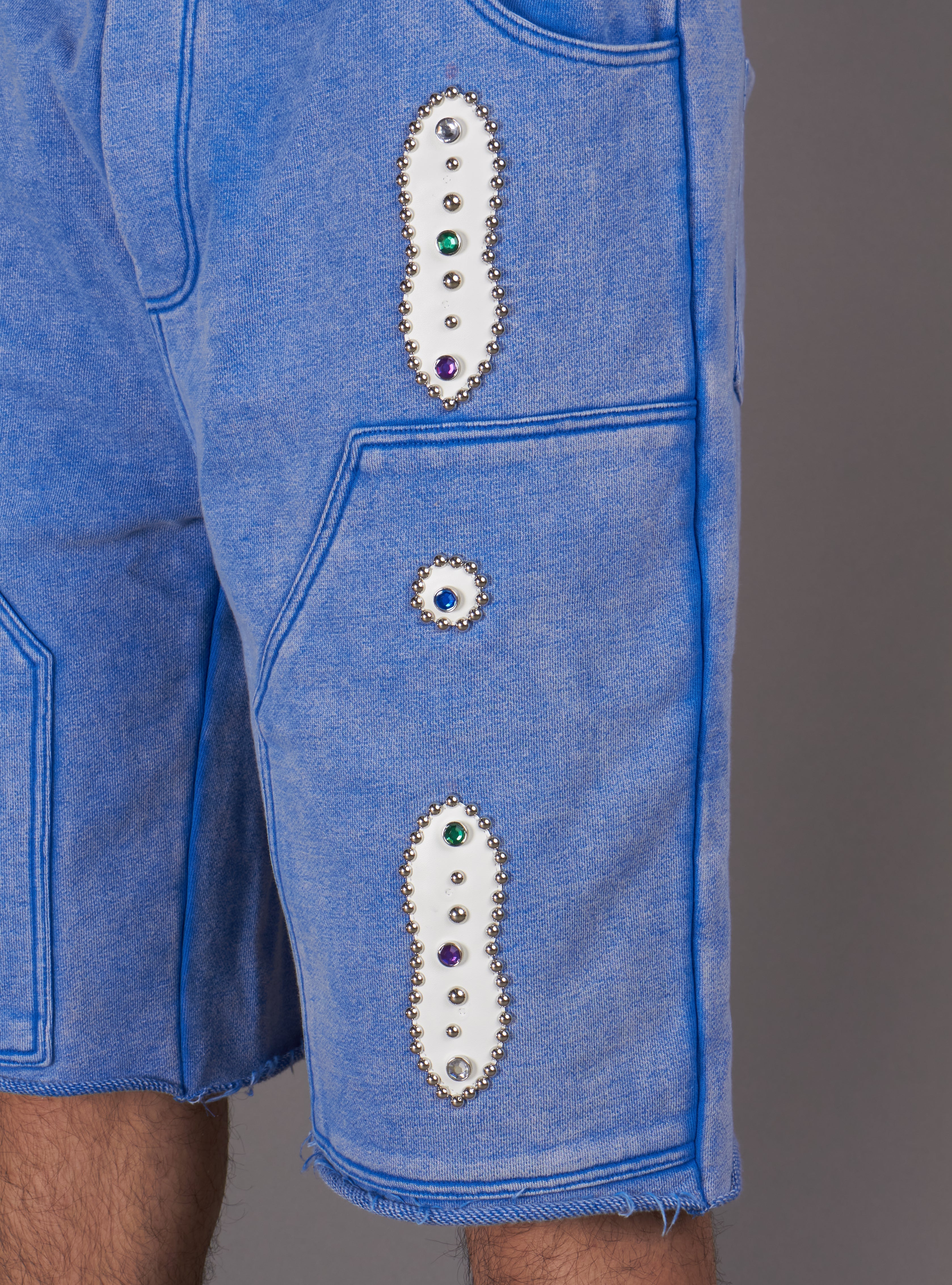 Politics Shorts - Keran - Washed Blue - 642