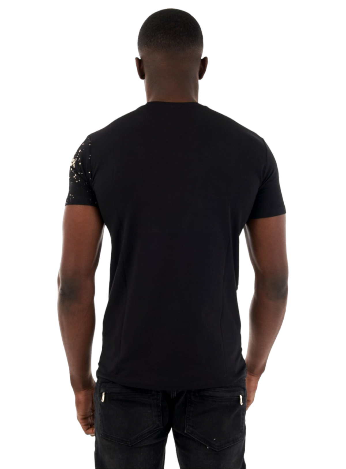 George V T-Shirt - White Tiger - Black - GV2520