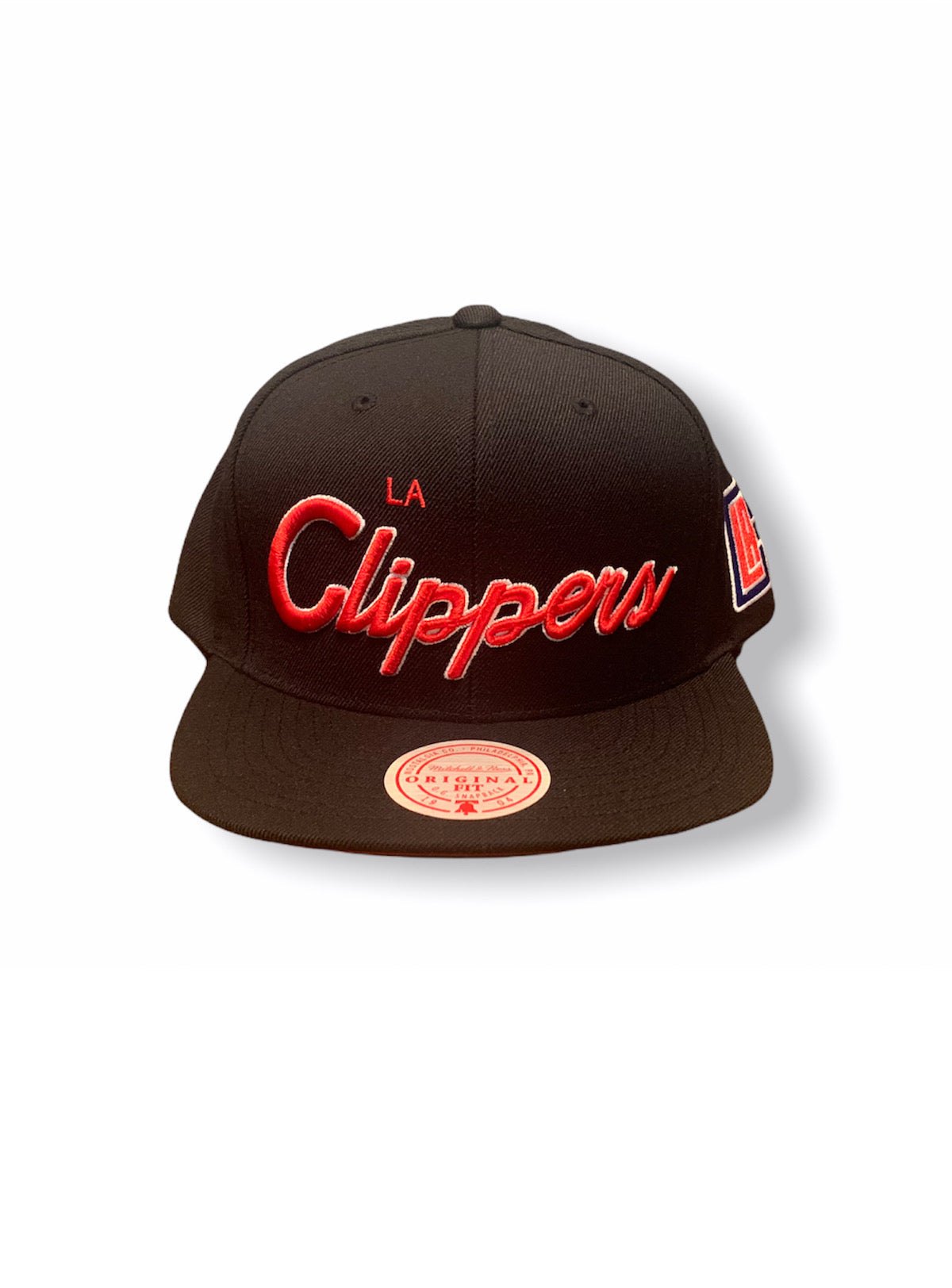 Mitchell & Ness Snapback - Foundation Script LA Clippers - Black - MM19008