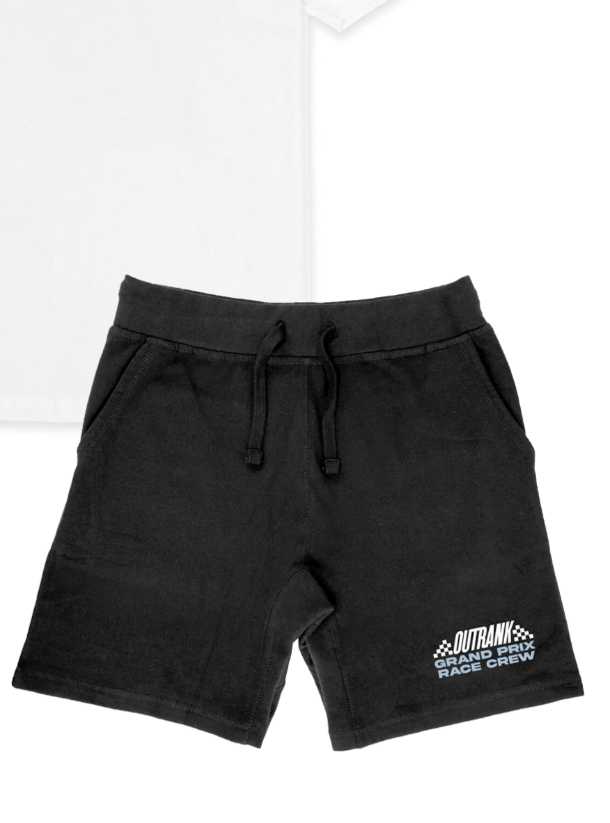 Outrank Short  - Race Crew -  Black - OR2958