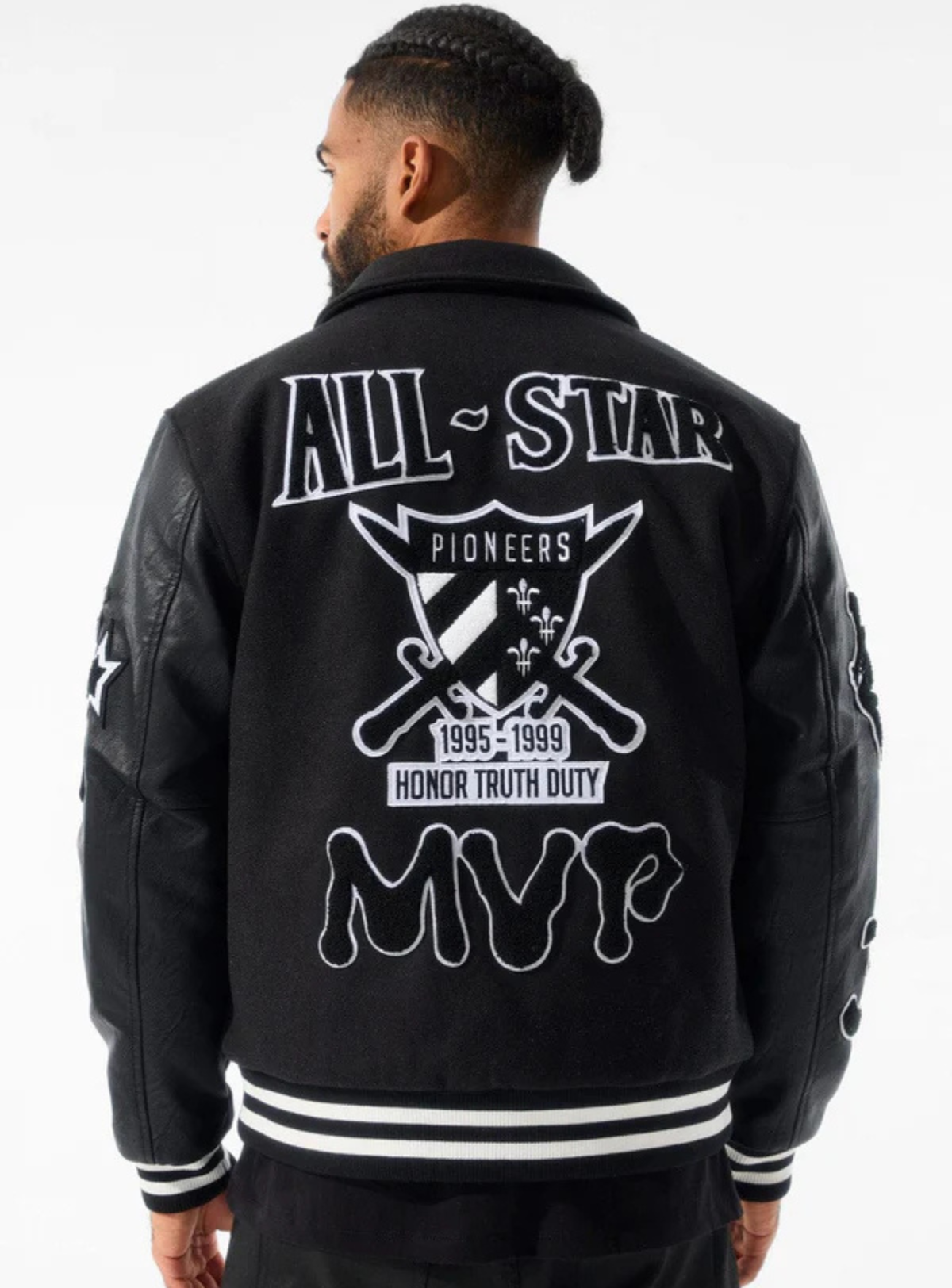 Jordan Craig Jacket - Pioneers Varsity Jacket - Black - 91650