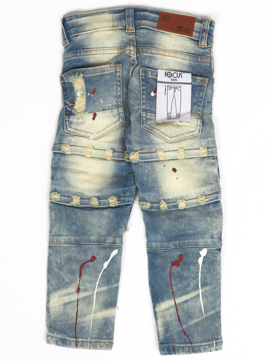 Focus Kids Jeans - Heartbreaker - Vintage Blue - 3201