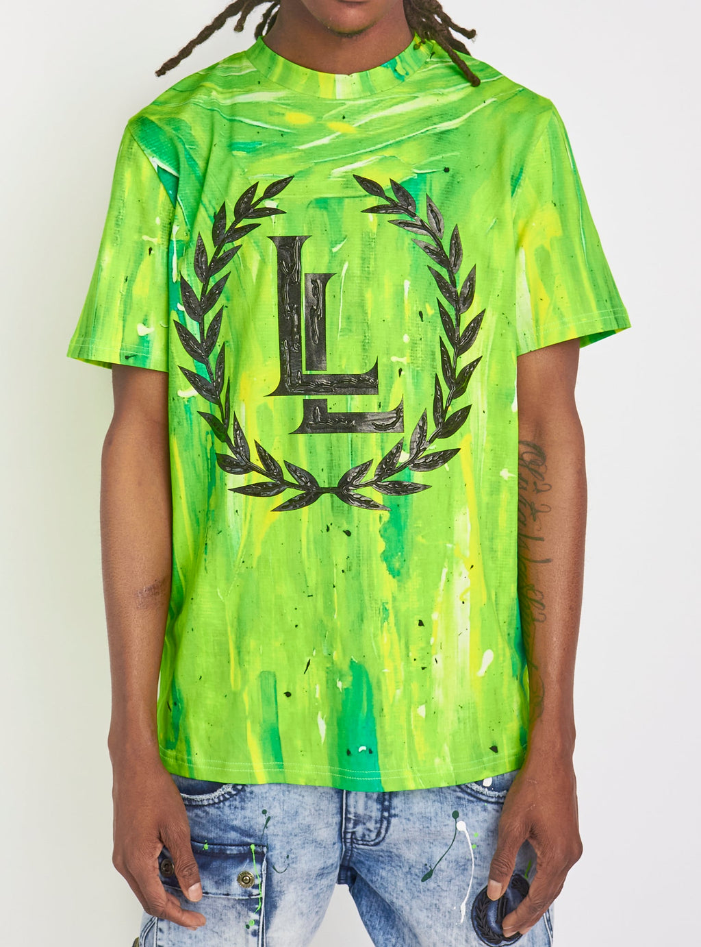 LNL T-Shirt - Page  - Green Paint - 102
