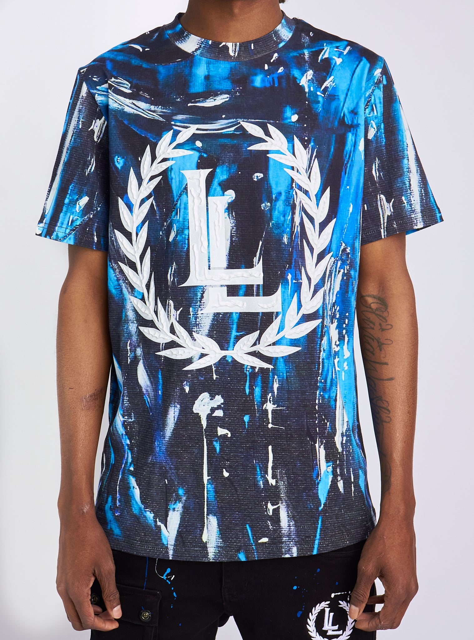 LNL T-Shirt - Page  - Blue Paint - 104