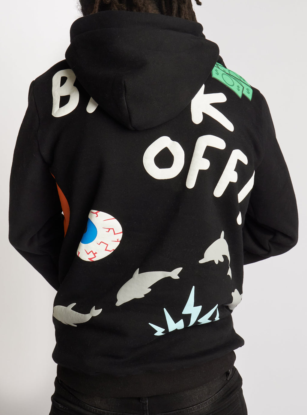 Politics Hoodie - Holman - Black Multi - 304