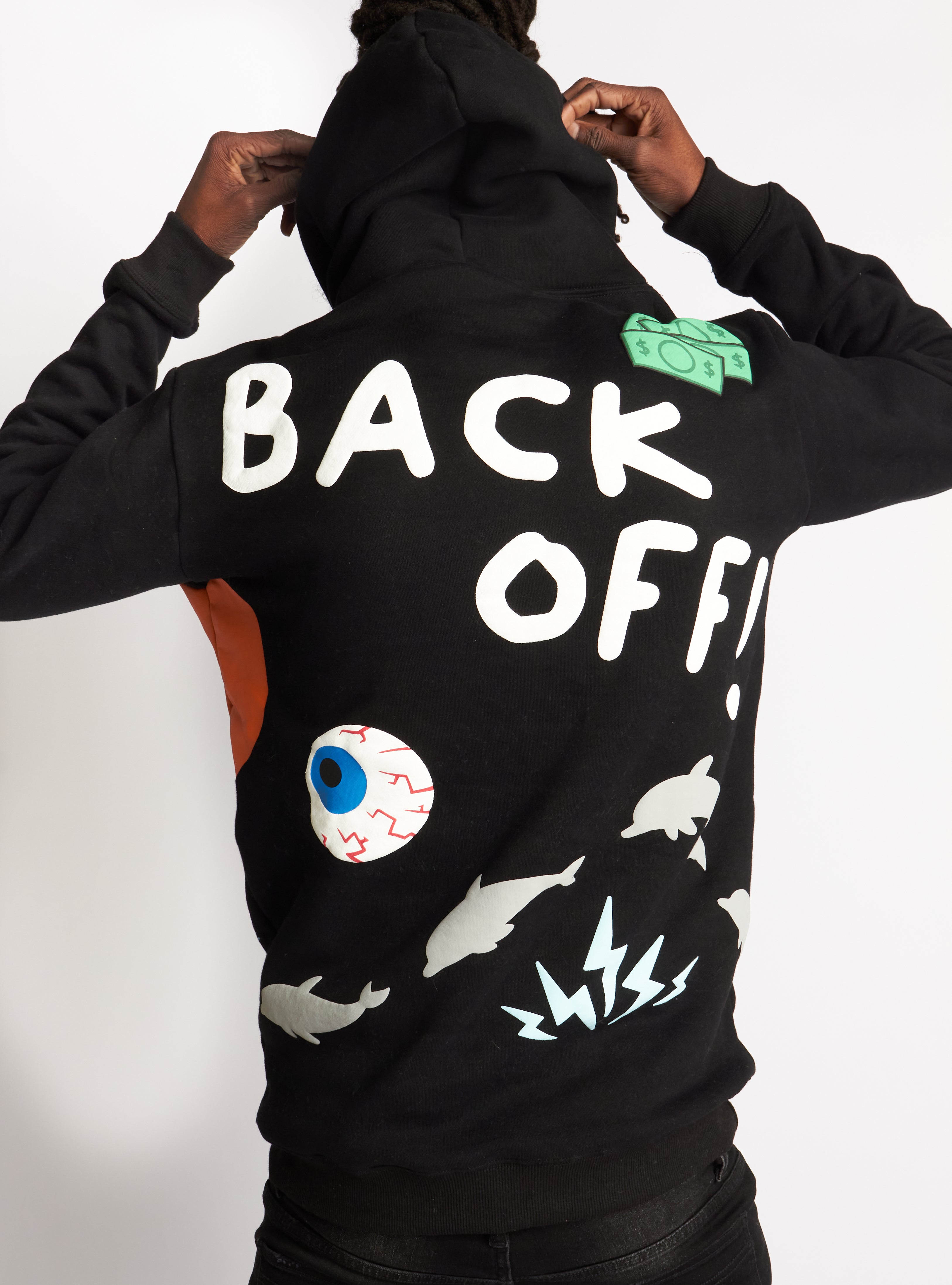 Politics Hoodie - Holman - Black Multi - 304