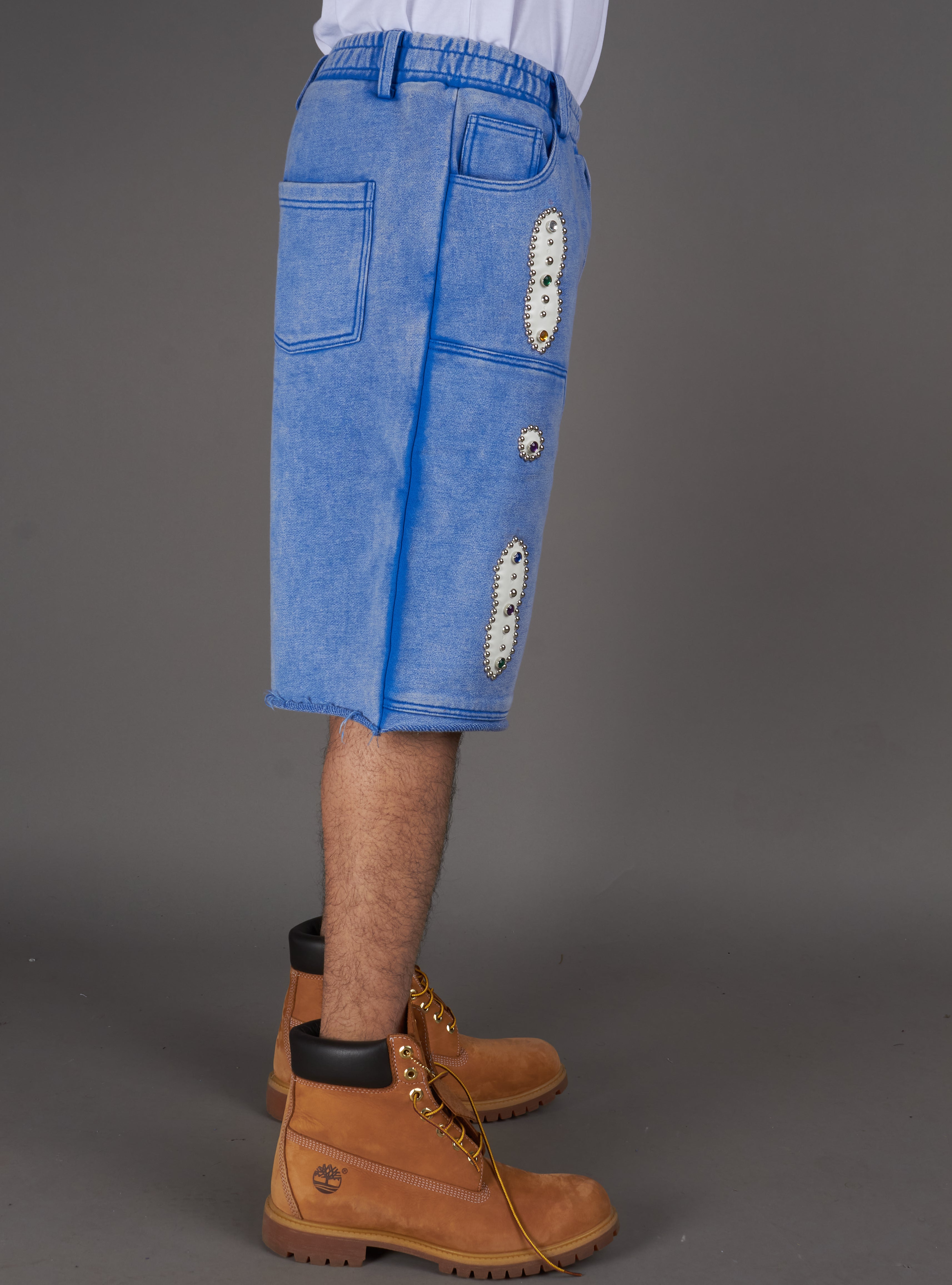 Politics Shorts - Keran - Washed Blue - 642
