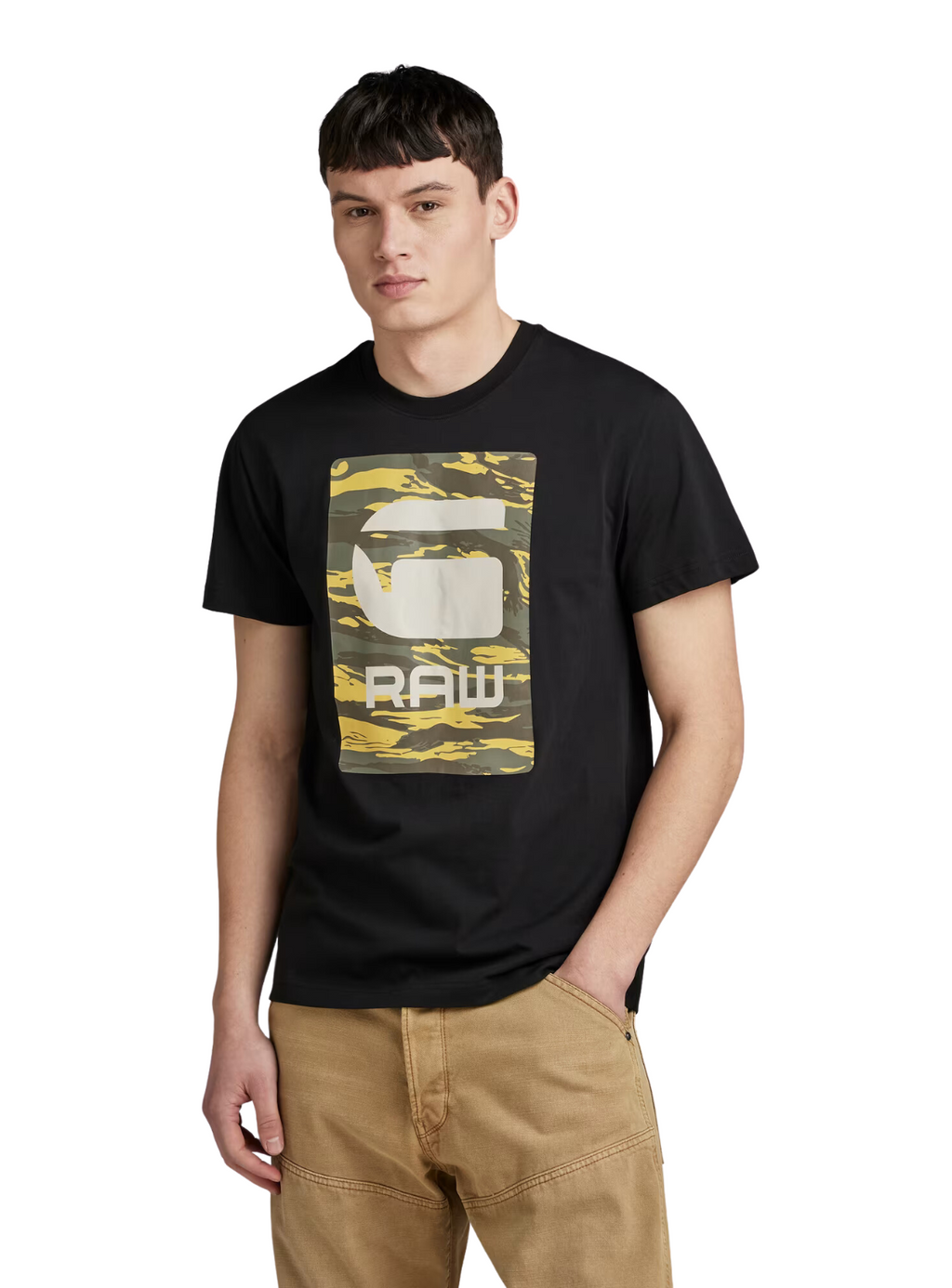 G-Star T-Shirt - Camo Box Graphic - Dark Black - D25019