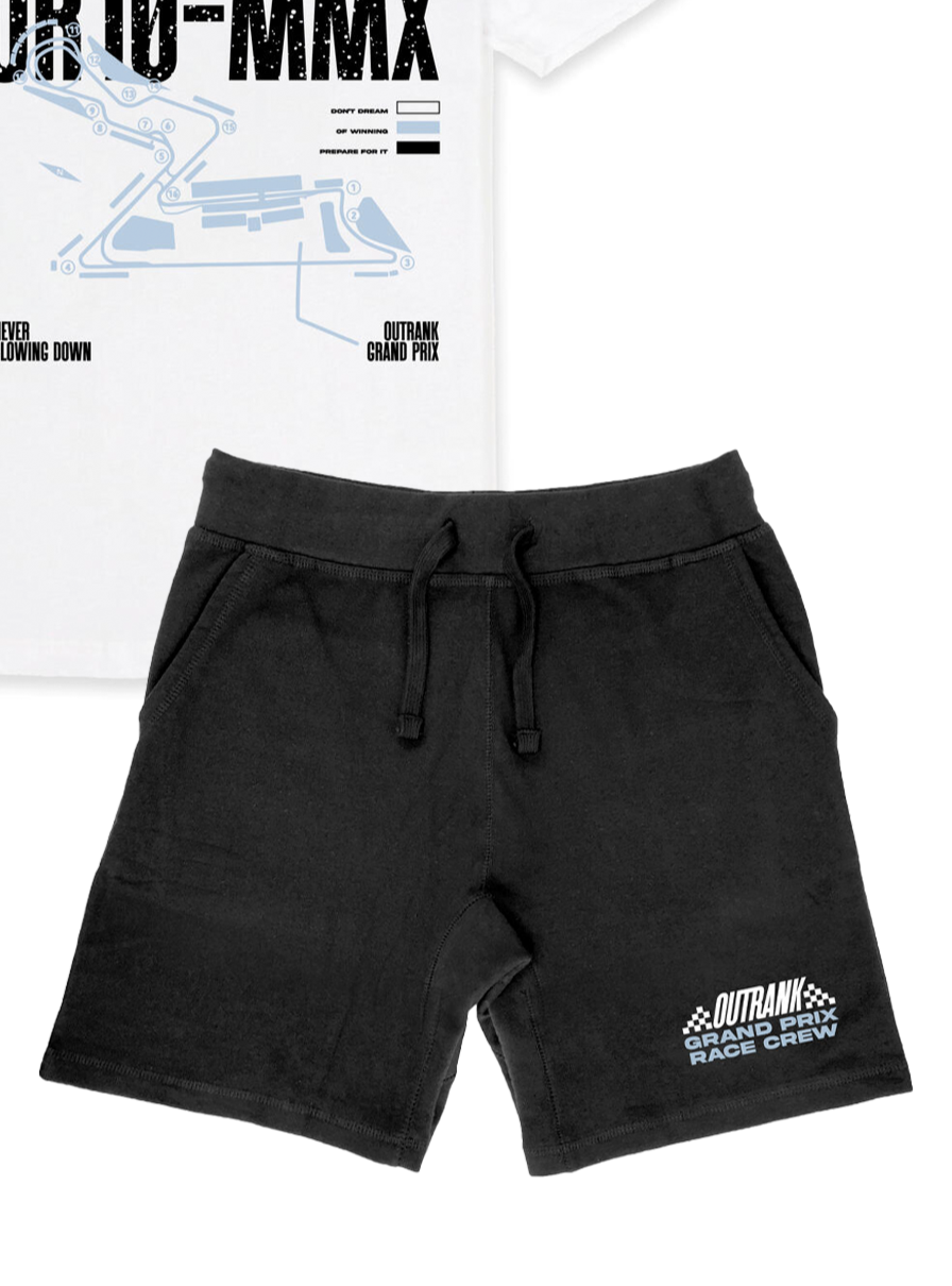 Outrank Short  - Race Crew -  Black - OR2958