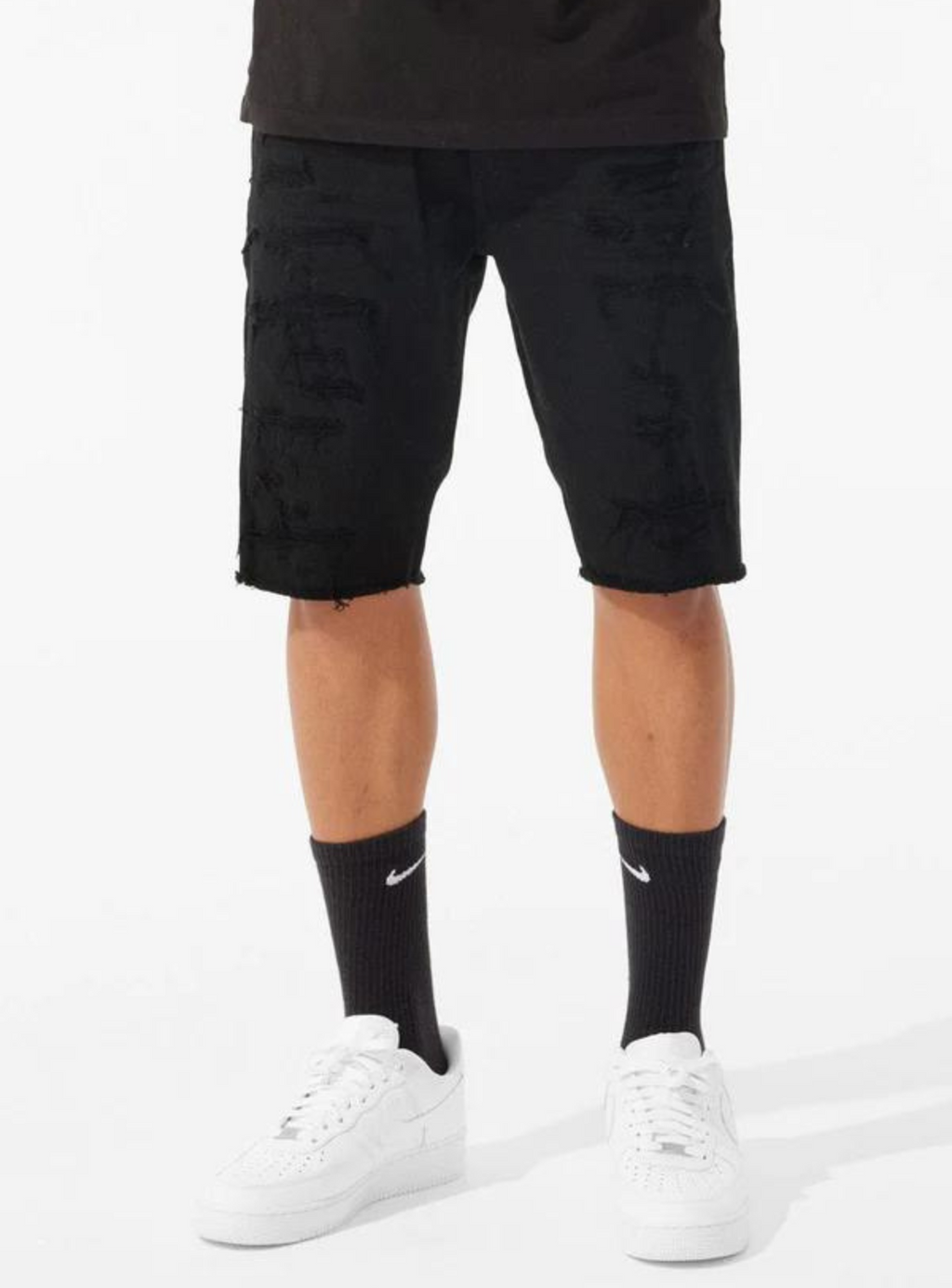 Jordan Craig Shorts - Tulsa Twill Denim - Black - J3204S