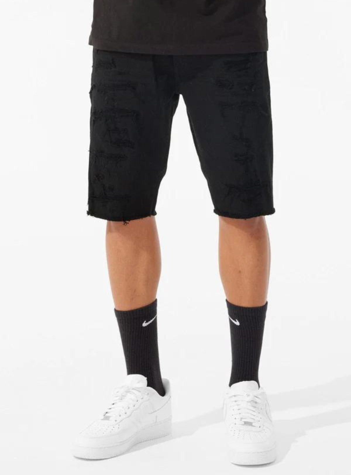 Jordan Craig Shorts - Tulsa Twill Denim - Black - J3204S
