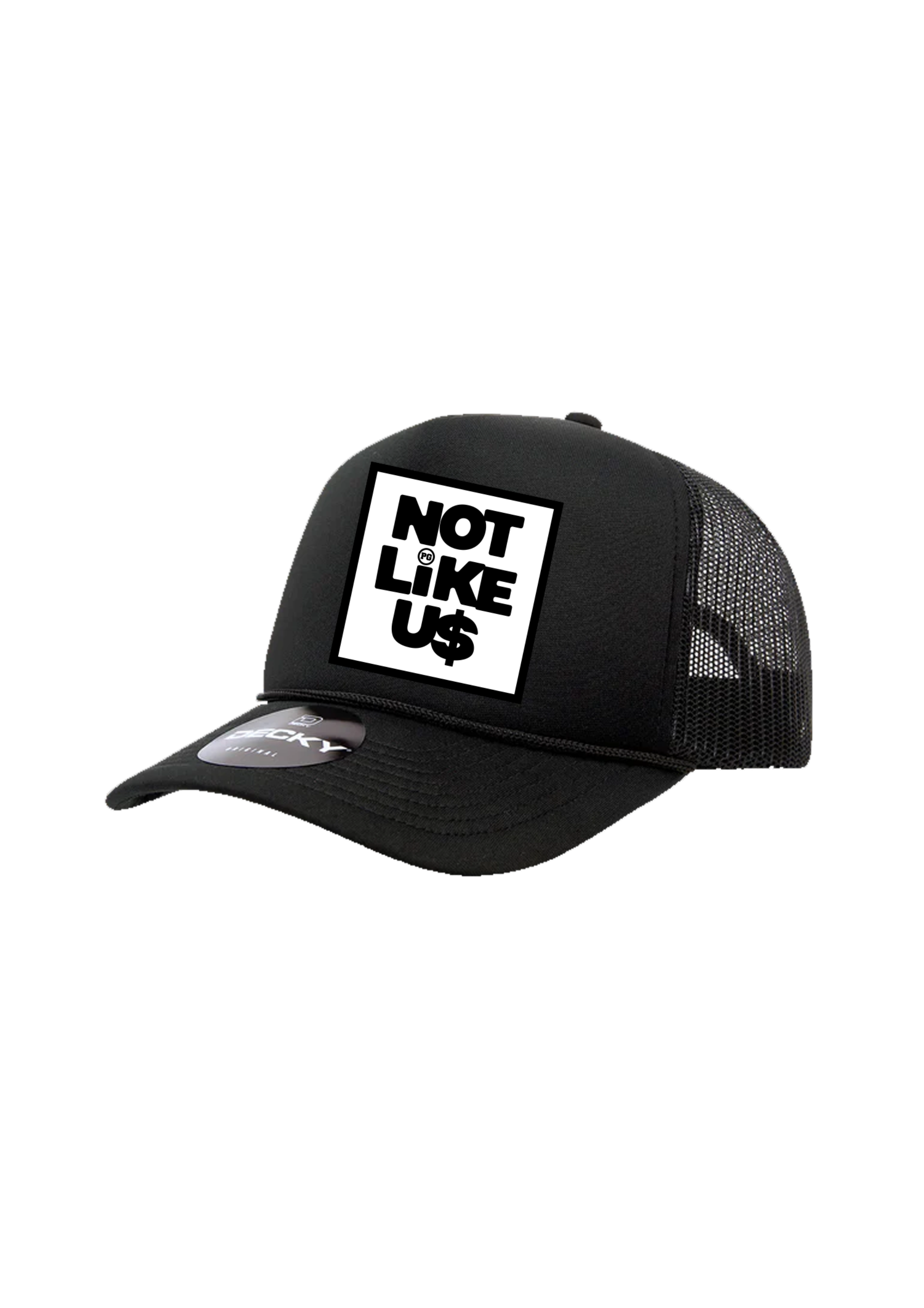 Pg Apparel Hat - Not Like Us - Black - NOT200