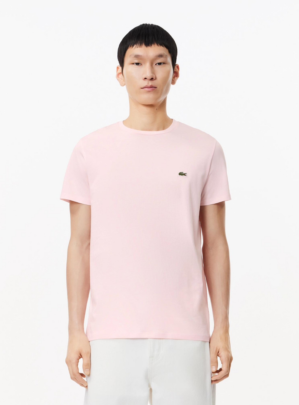 Lacoste T-Shirt - Crew Neck Pima Cotton Jersey - Light Pink T03 - TH6709