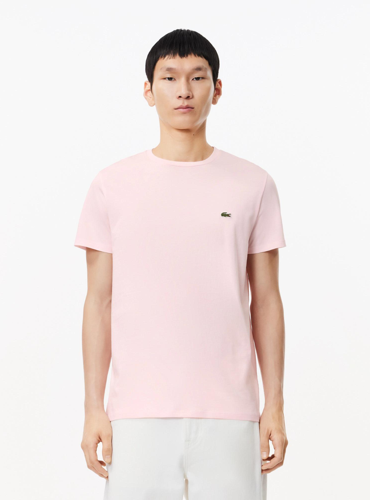 Lacoste T-Shirt - Crew Neck Pima Cotton Jersey - Light Pink T03 - TH6709