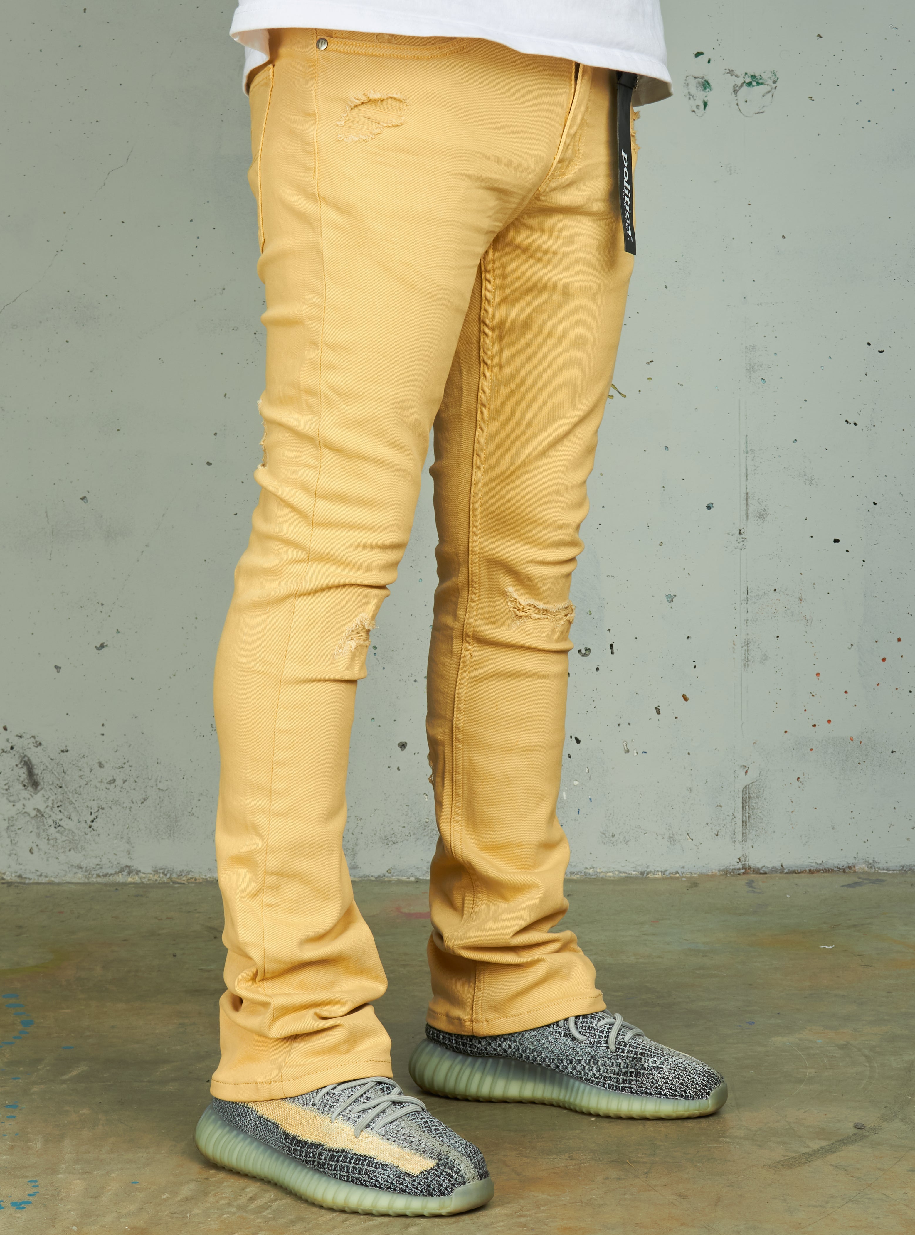 Politics Jeans - Scott Skinny Stacked - Khaki - C502