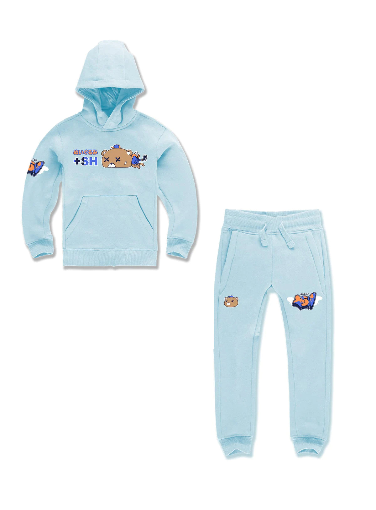 Jordan Craig Kids Sweatsuit - OG Plush - Sky - 8448K