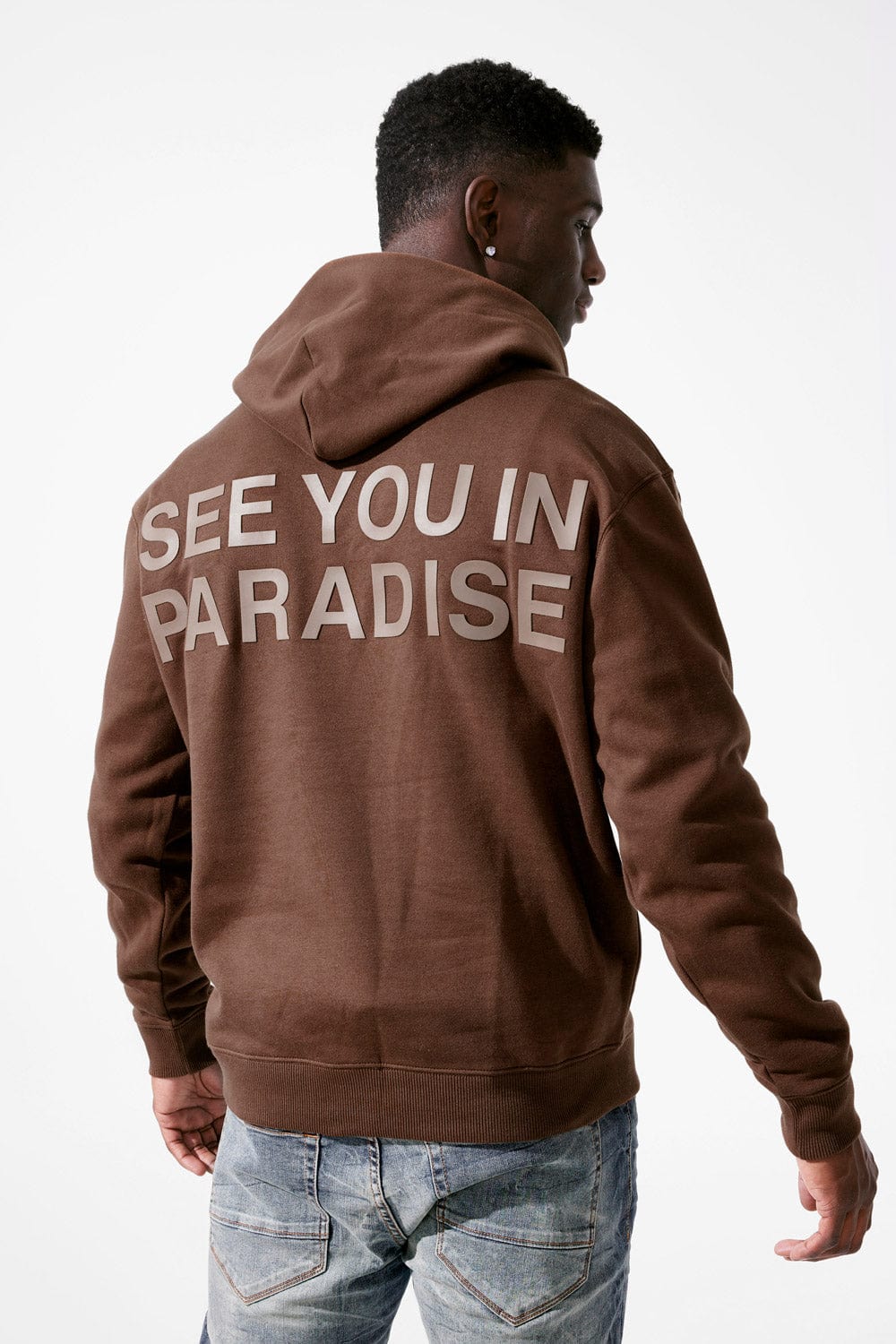 Jordan Craig Hoodie - See You in Paradise - Chocolate - 8550H