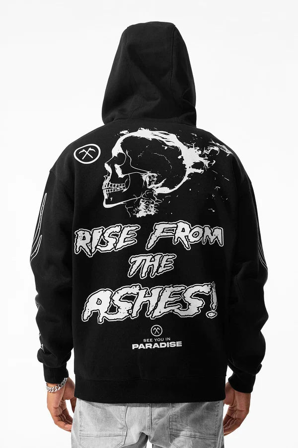 Jordan Craig Hoodie - Reincarnation - Black And White - 8629HC