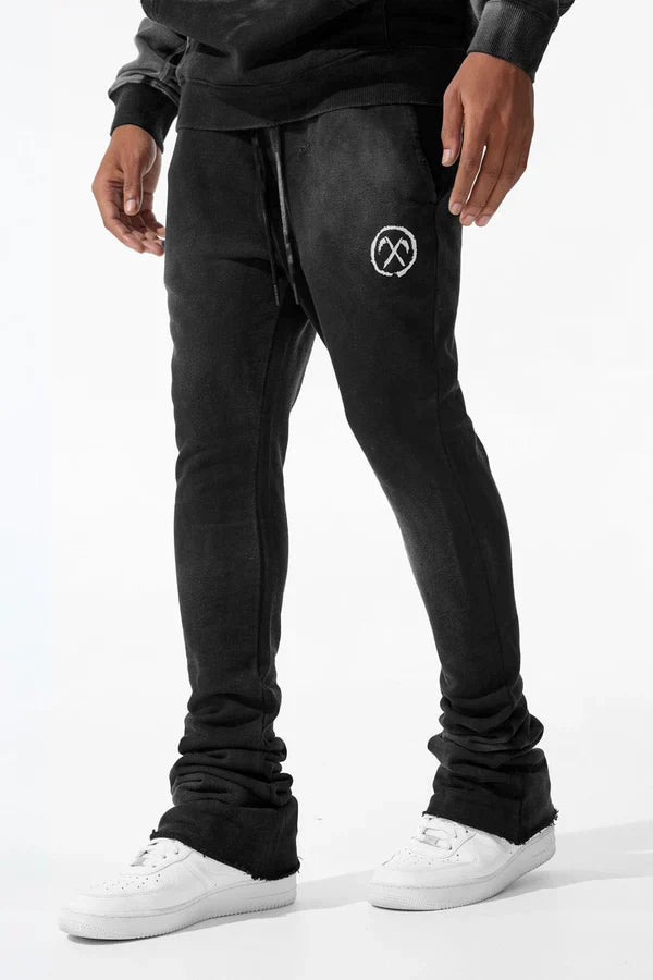 Jordan Craig Sweatpants - Stacked Afterlife - Black Shadow - 8631L