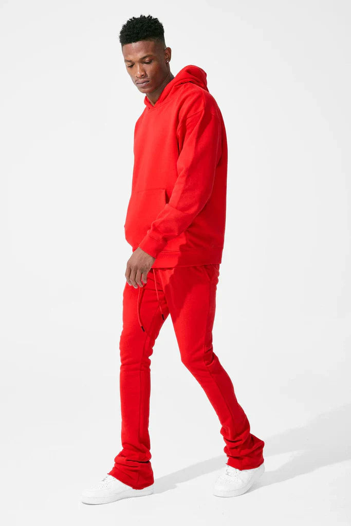 Jordan Craig Sweatsuit - Uptown Stacked - Red - 8821H