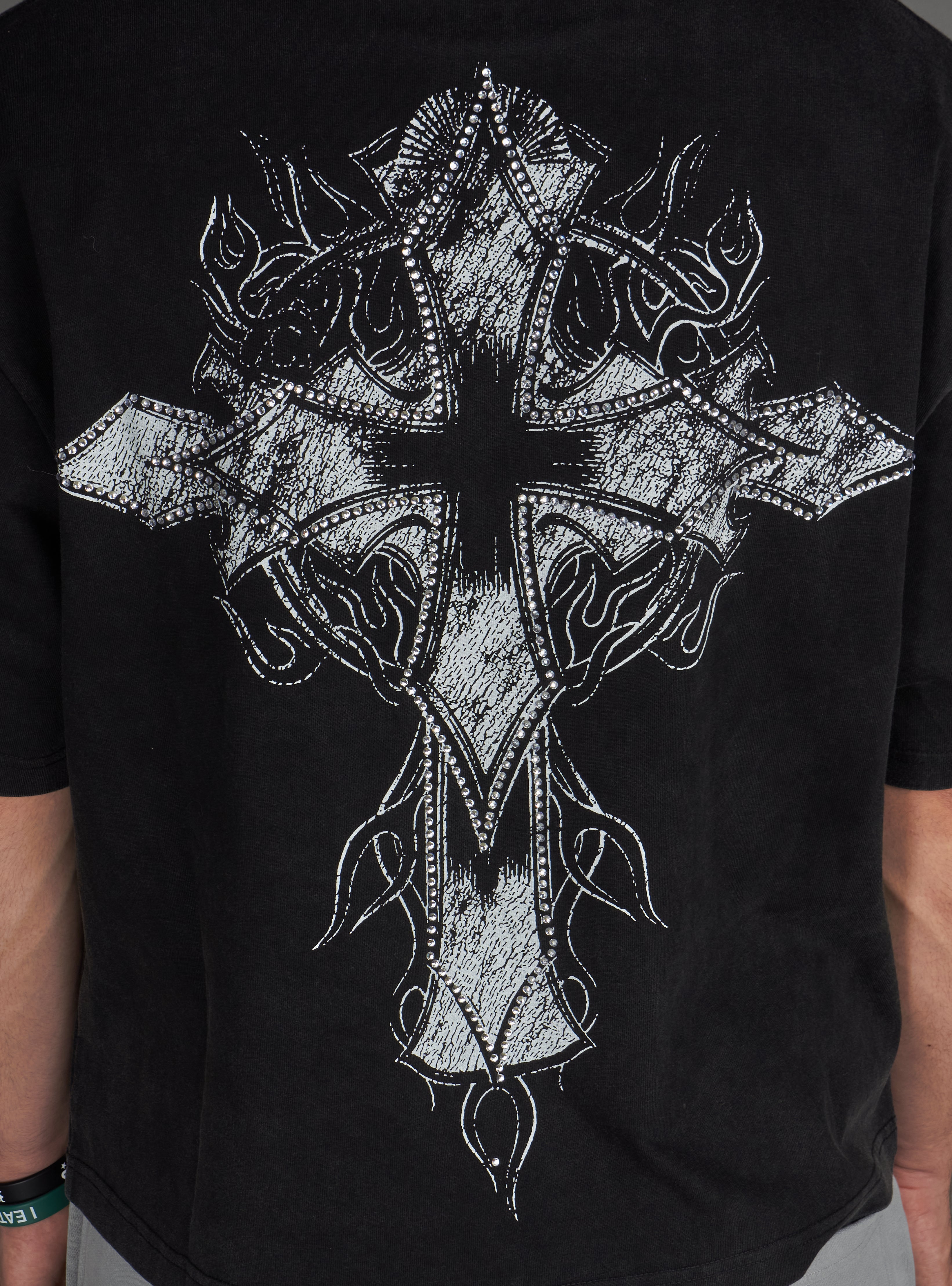 NME T-Shirt - Cole -  Black Wash  - 206