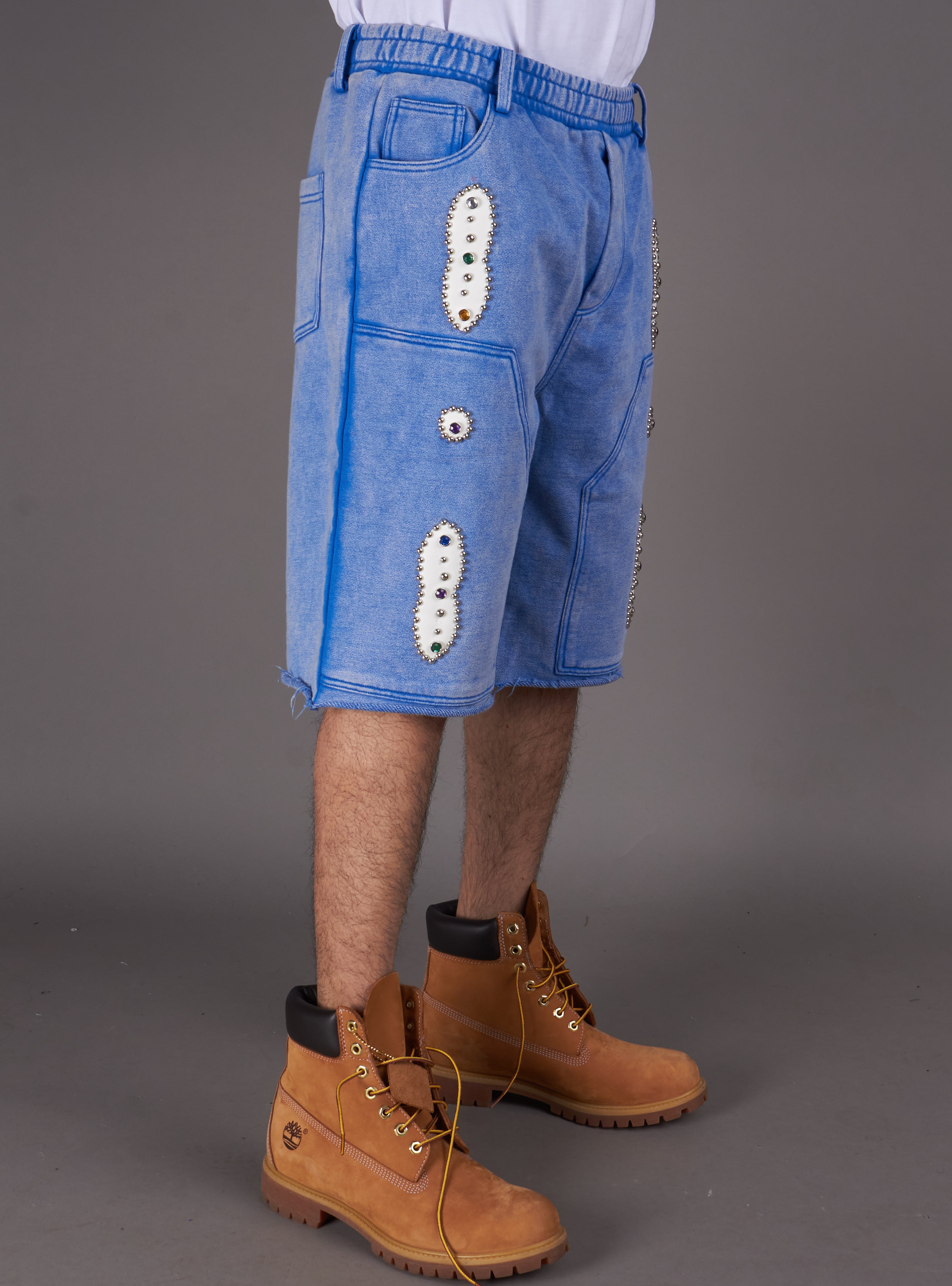 Politics Shorts - Keran - Washed Blue - 642