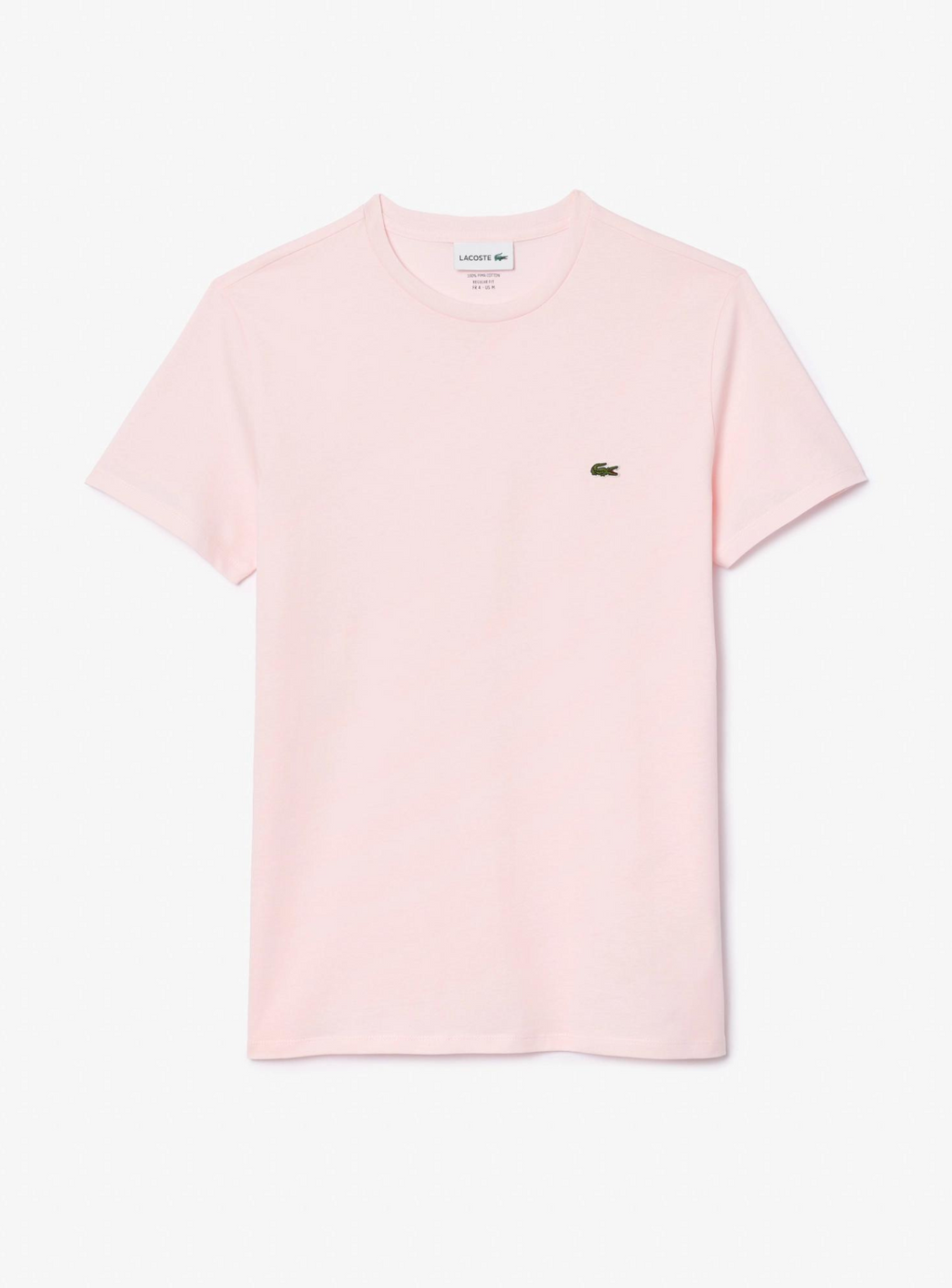 Lacoste T-Shirt - Crew Neck Pima Cotton Jersey - Light Pink T03 - TH6709