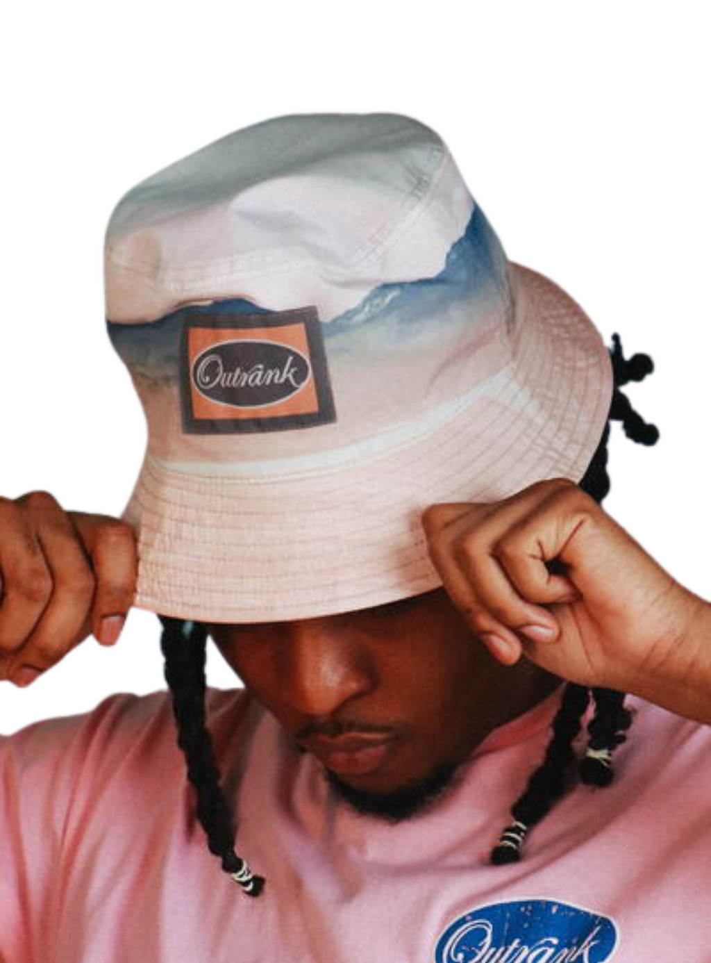 Outrank Hat - Isla Grande Reversible Bucket - Photo Print - ORHAT24