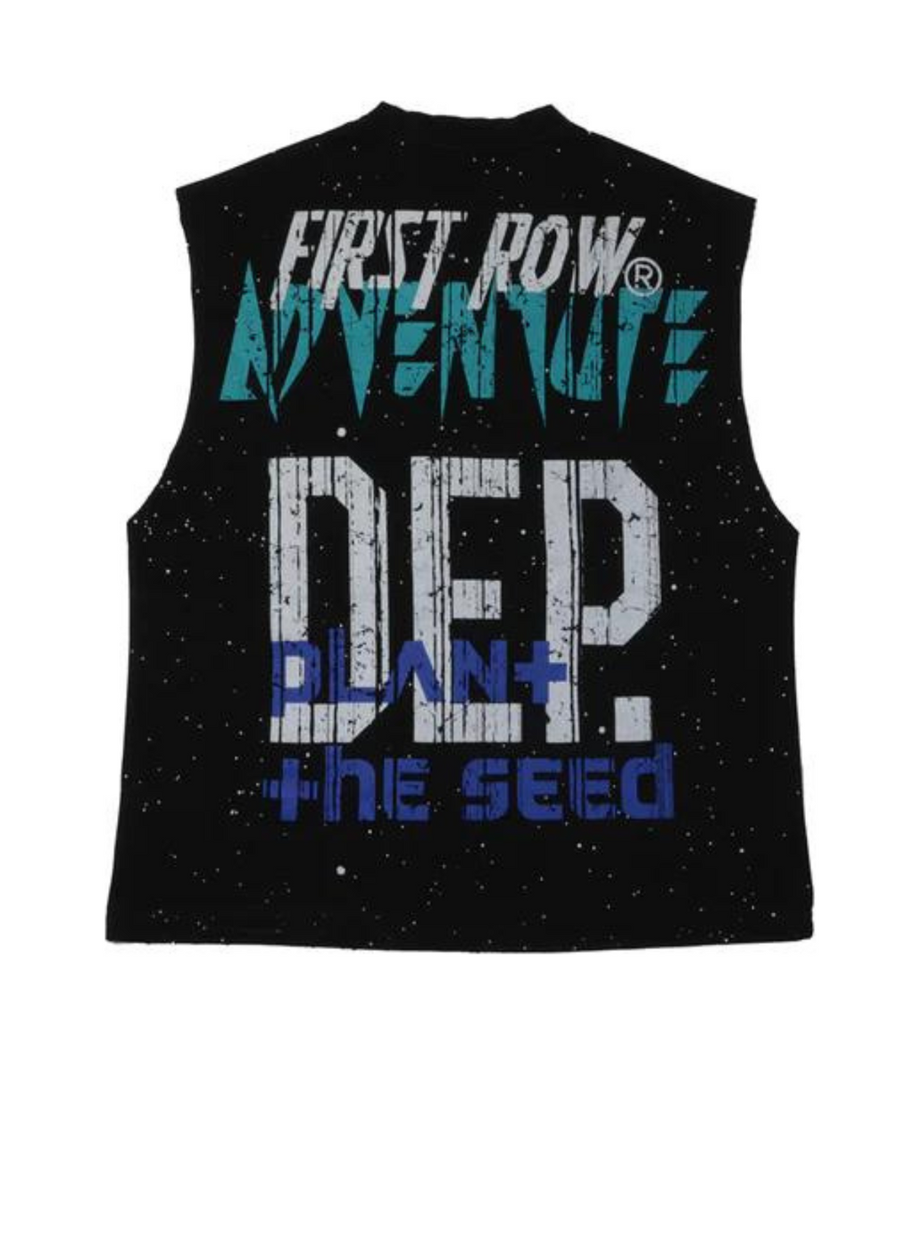 First Row Short Set - Plantopia Cosmos - Black