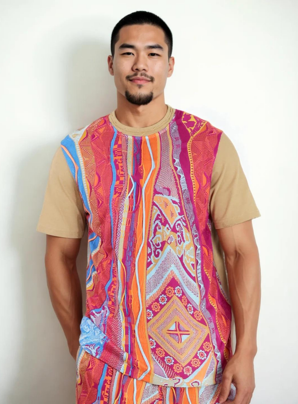 Coogi Shirt - Sweater-Pieced Tee - Cancun - CG-KT-114