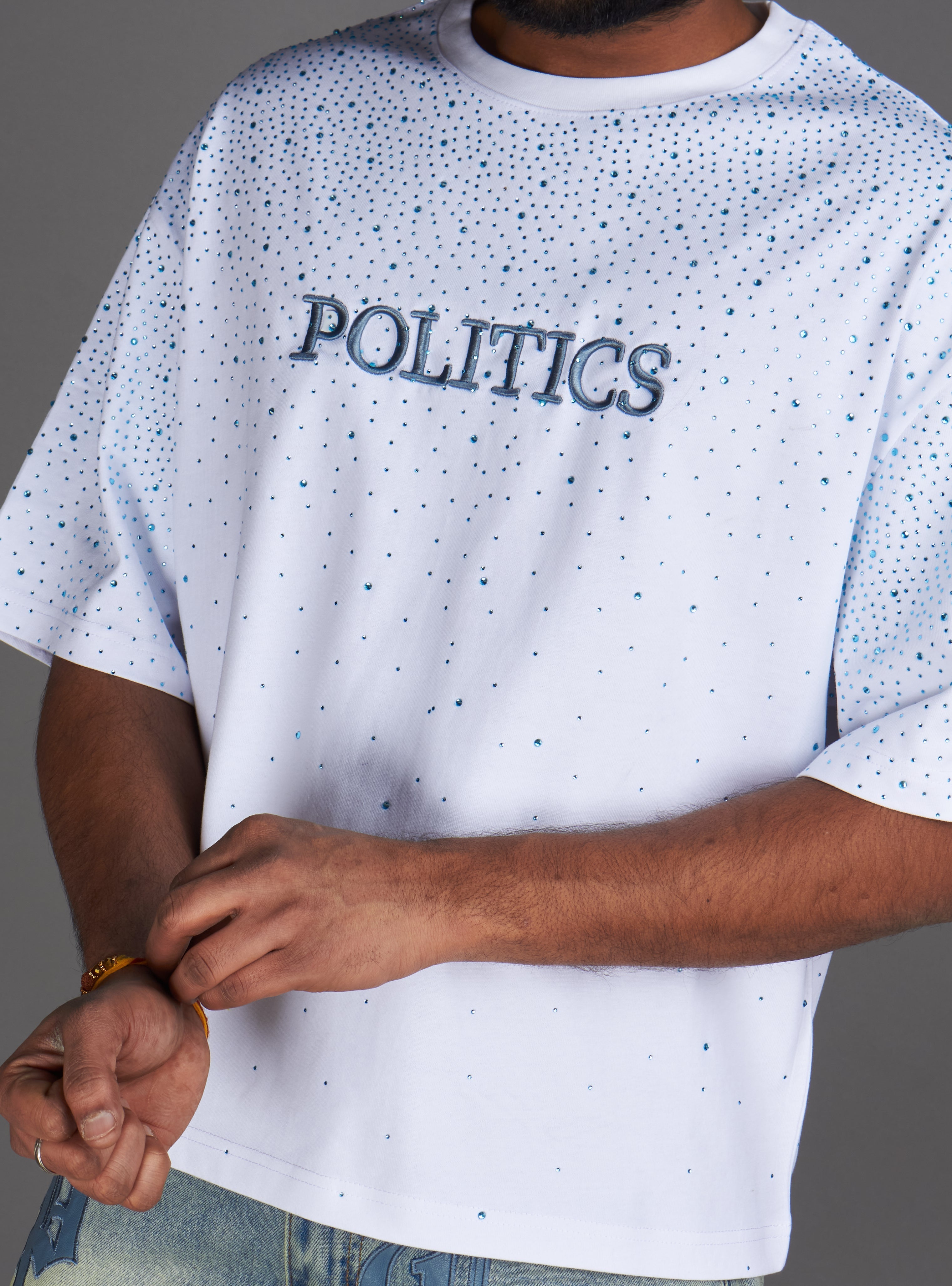 Politics Shirt - Bingley - Blue Wash - 927