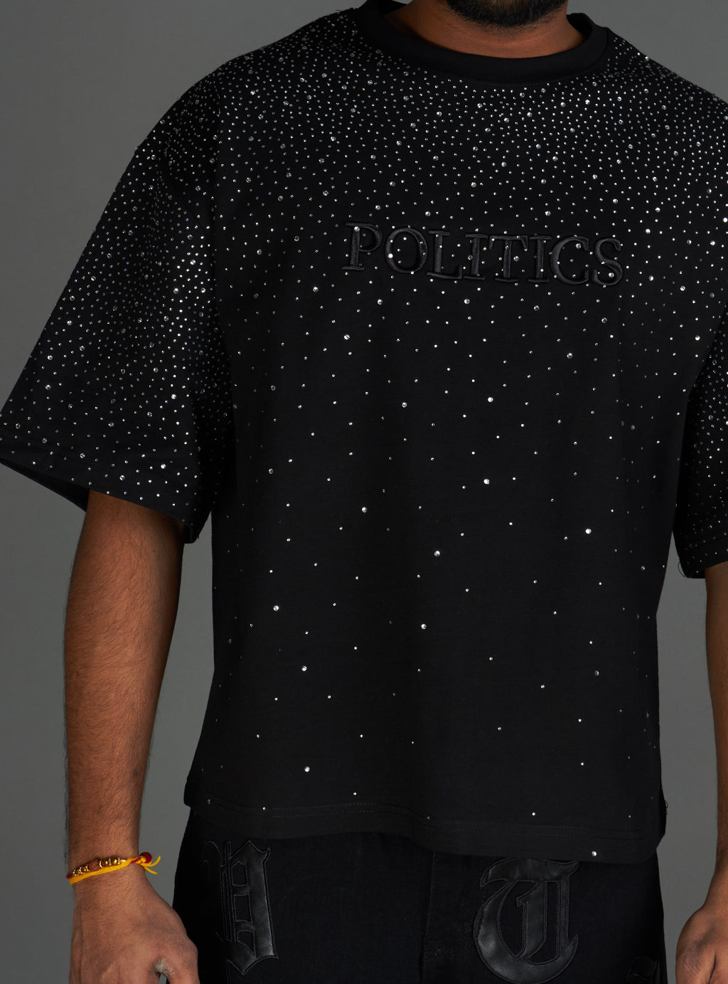 Politics shirt - Bingley - Black Wash - 930