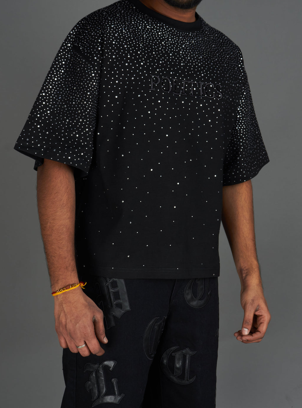 Politics shirt - Bingley - Black Wash - 930