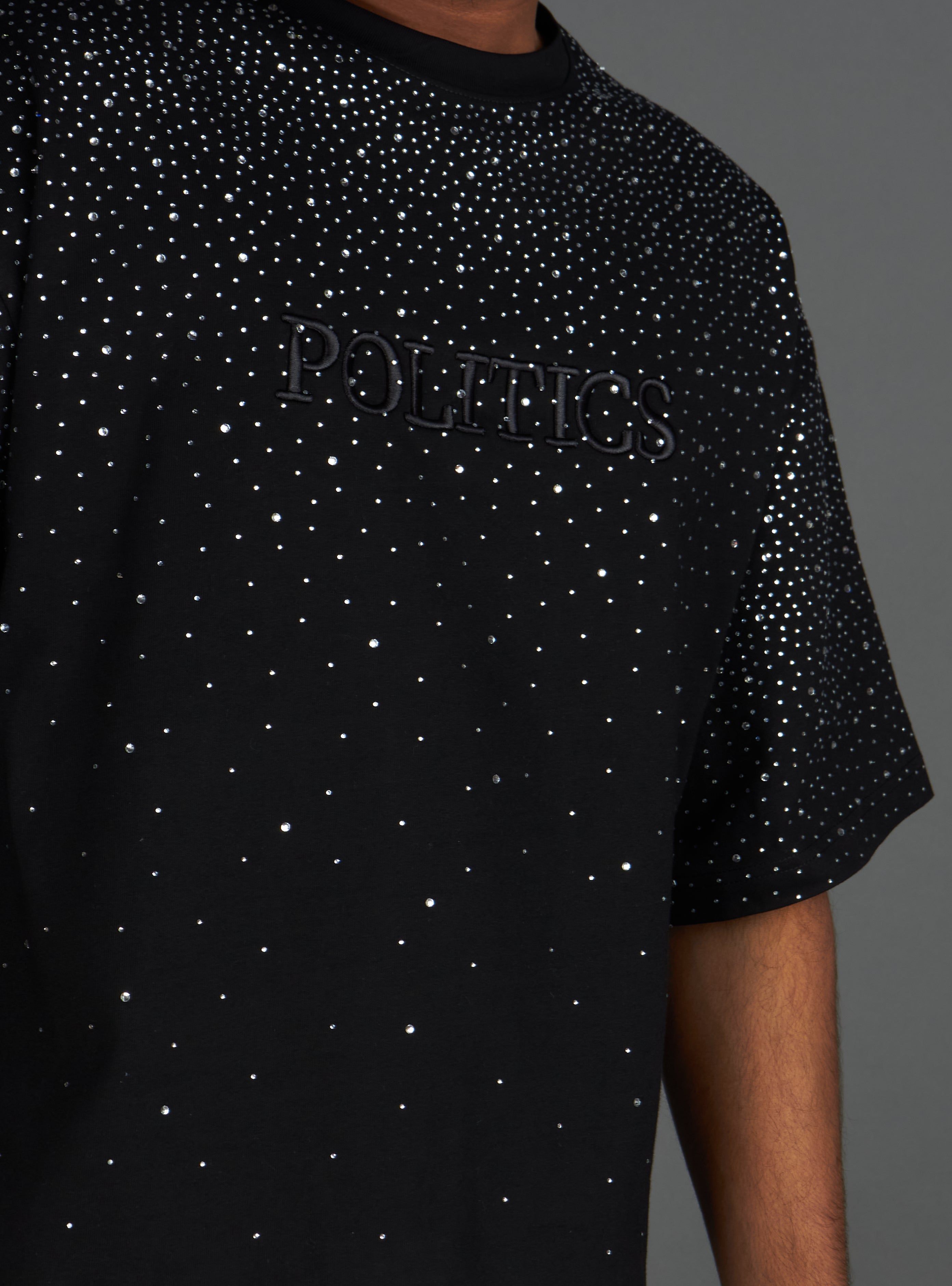 Politics shirt - Bingley - Black Wash - 930