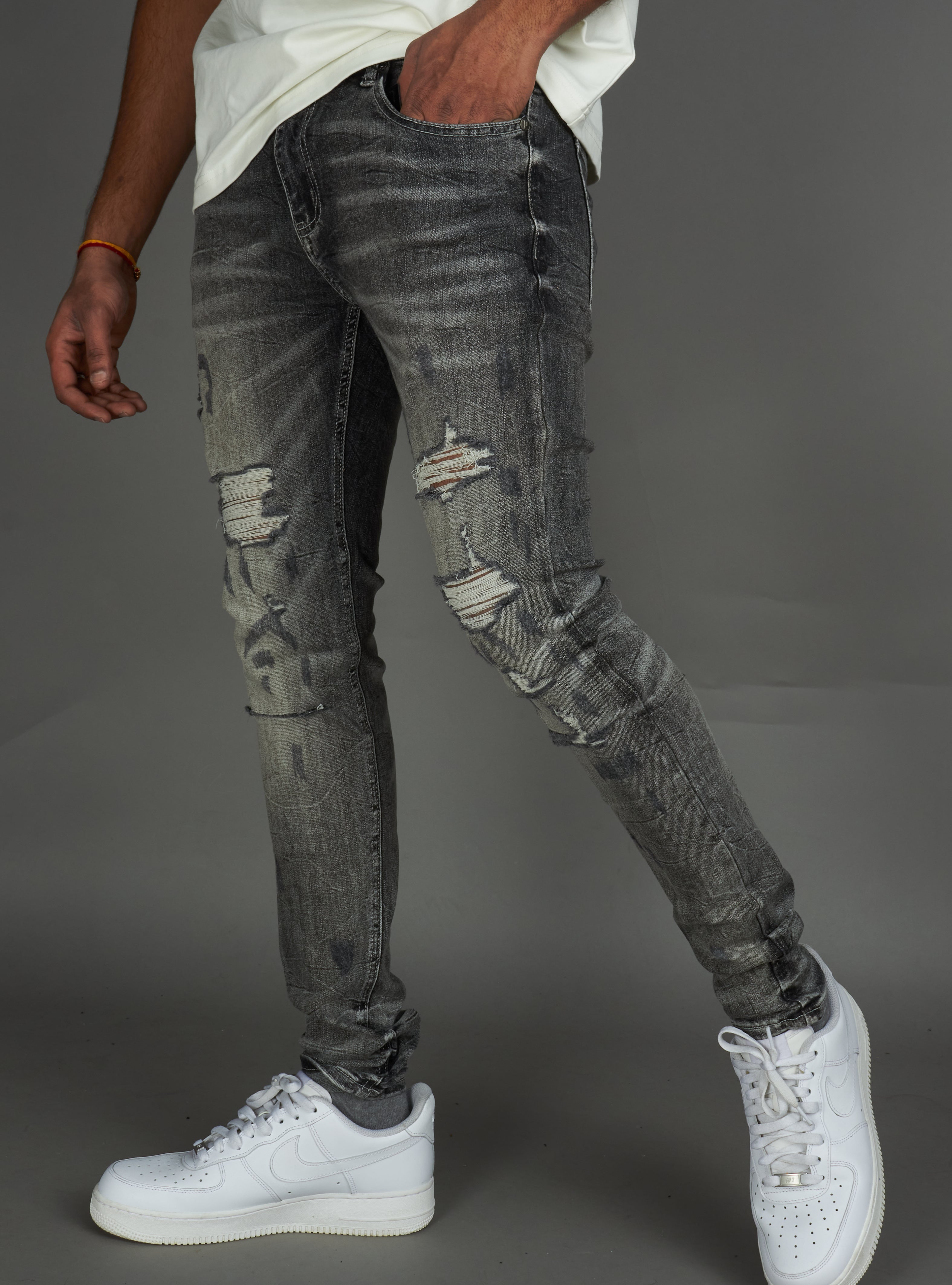 Politics Jeans - Fred - Grey Wash - 901