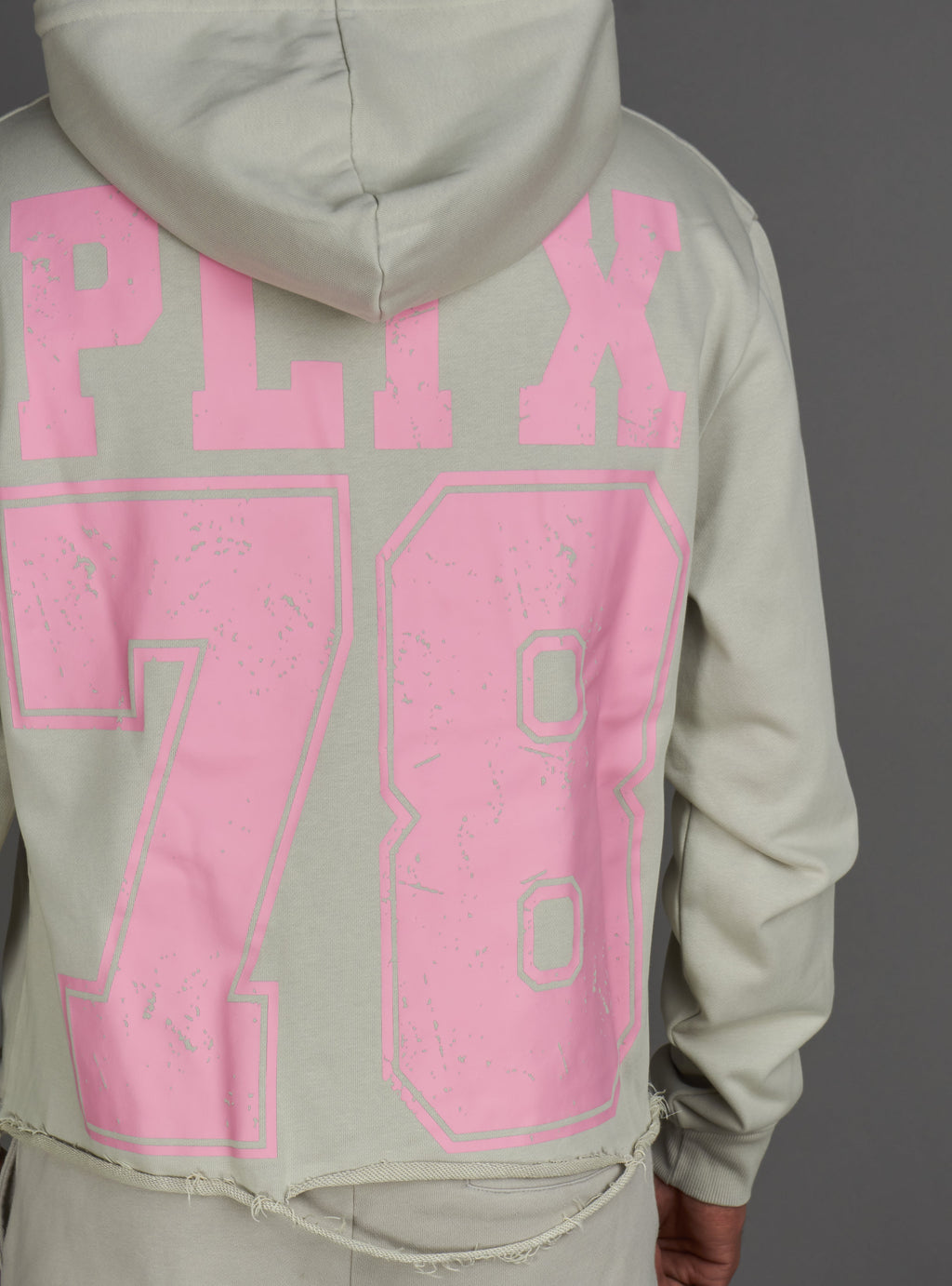 Politics Hoodie - Ruth - Grey Wash - 021