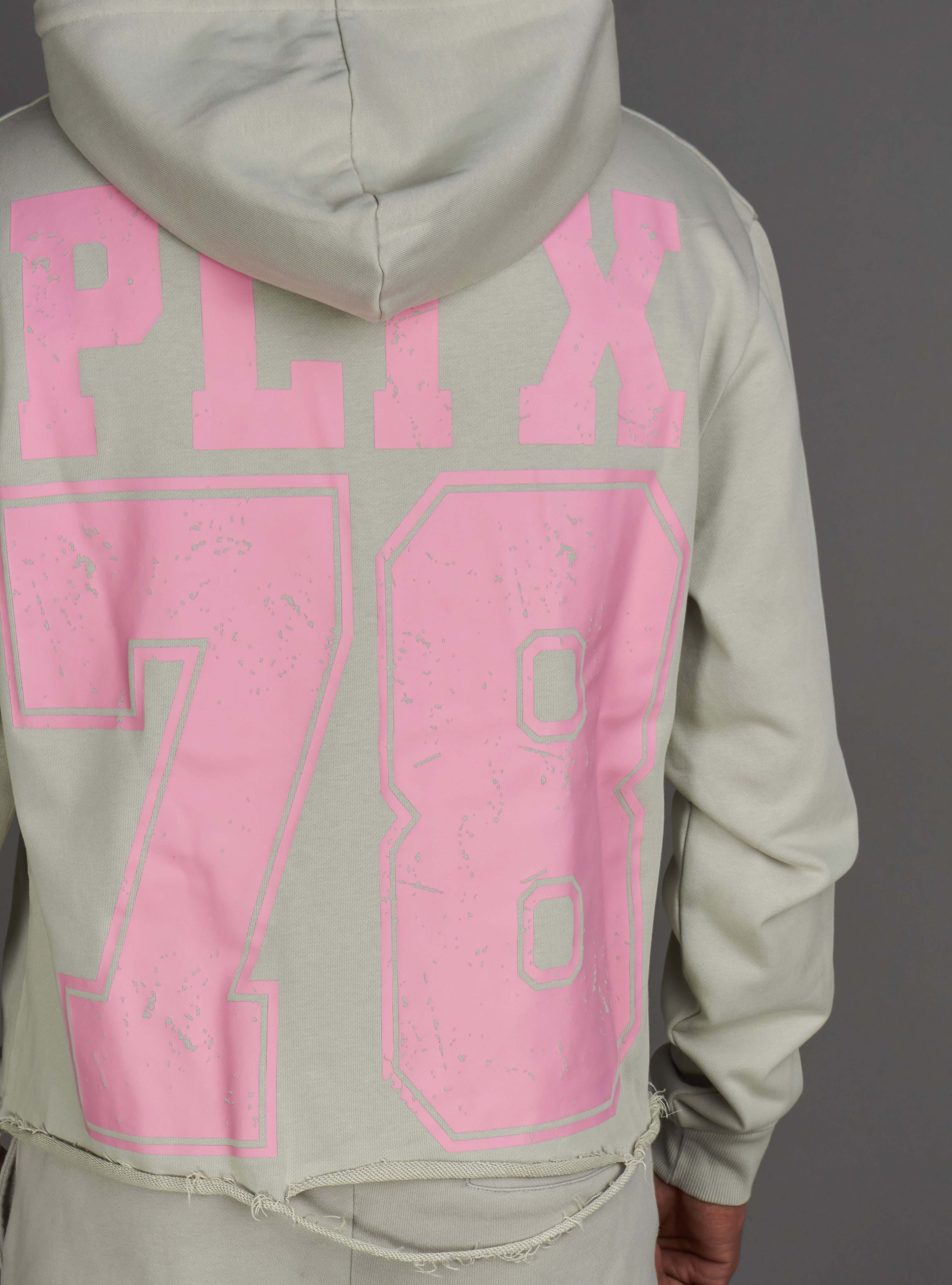 Politics Hoodie - Ruth - Grey Wash - 021