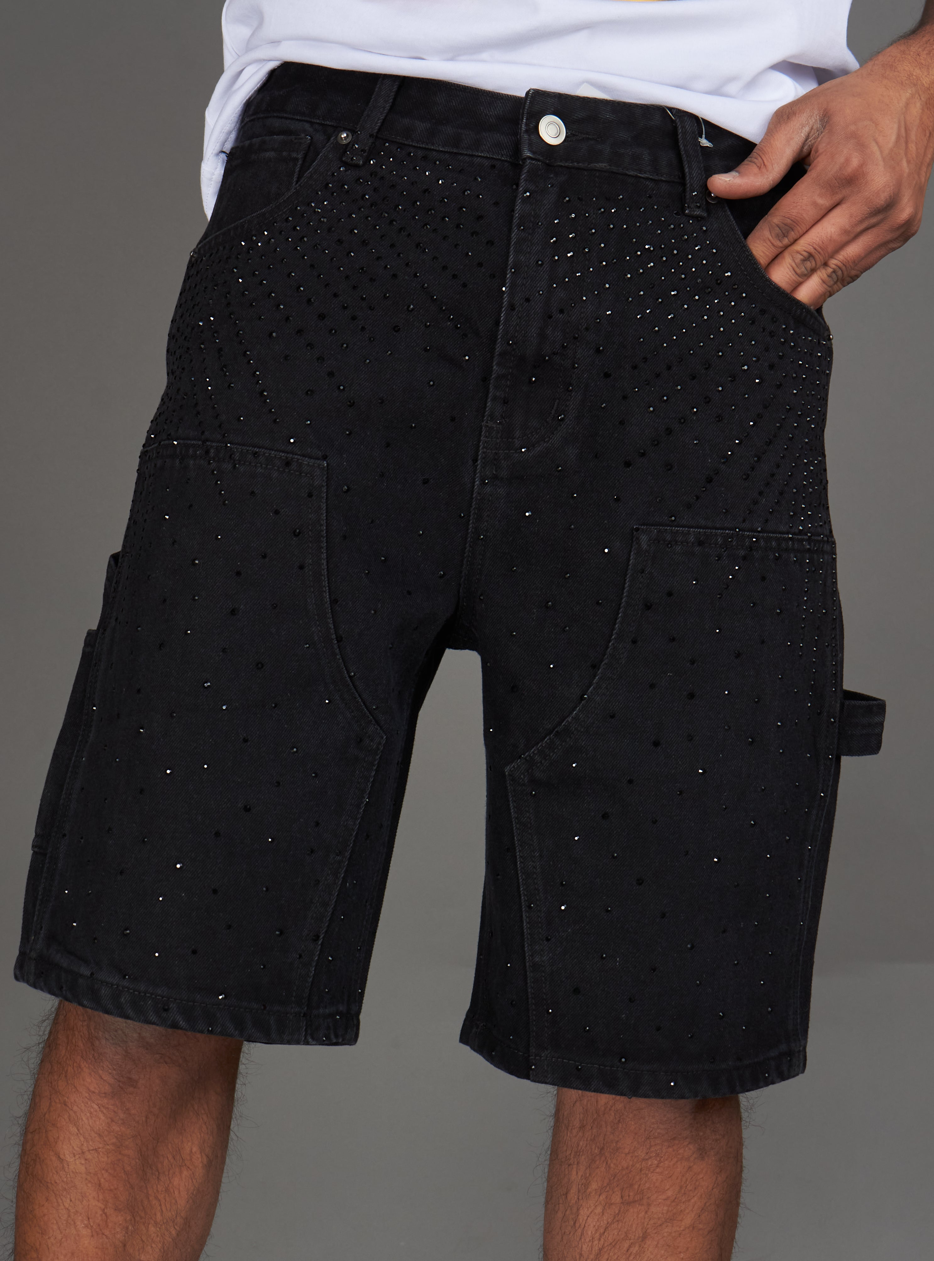 Politics Shorts - Oscar - Jet Black - 901